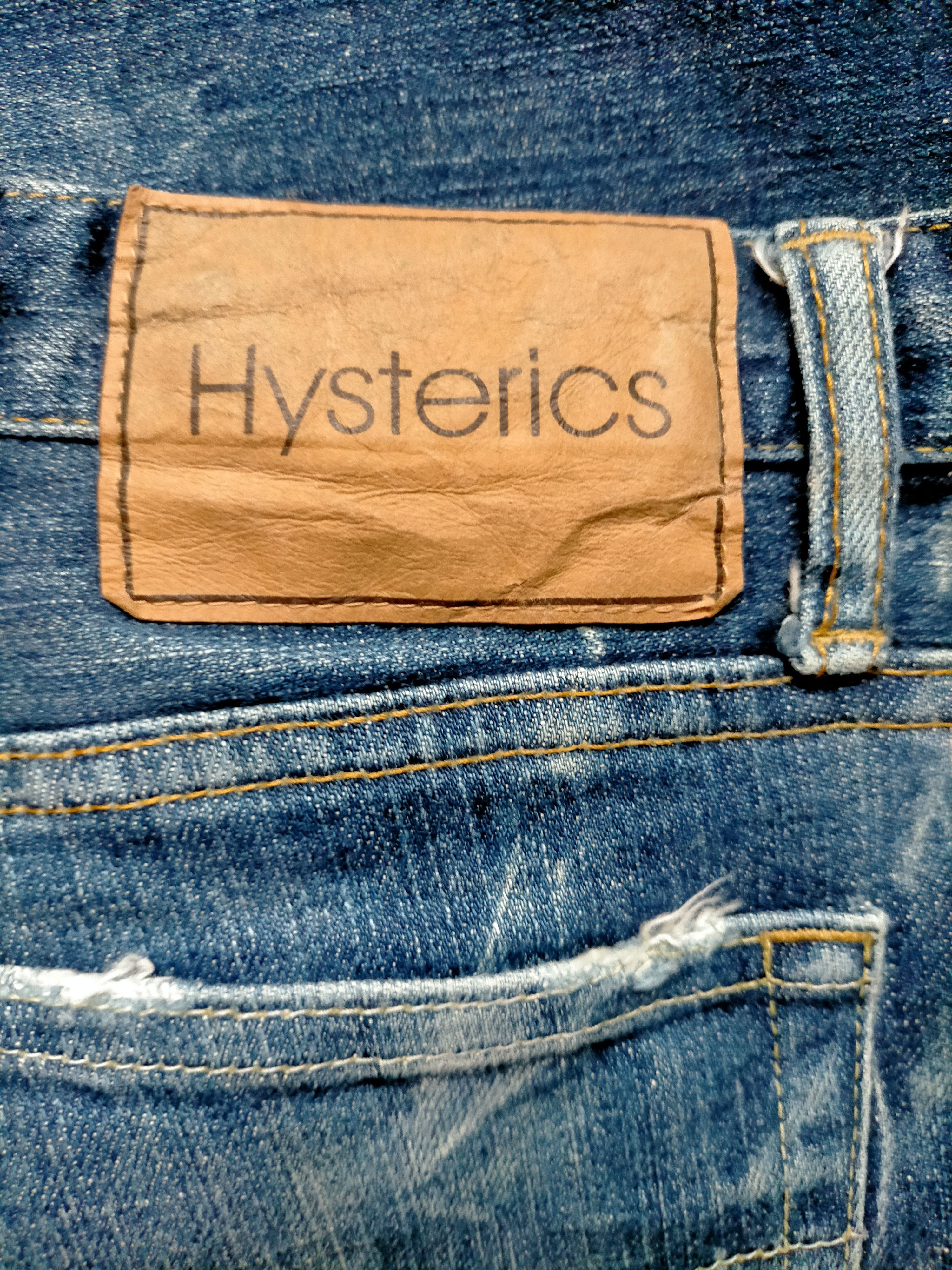 Hysteric Glamour Skinny Jeans Hysteric Glamour strecth Distress Low rise Size US 31 - 22 Thumbnail