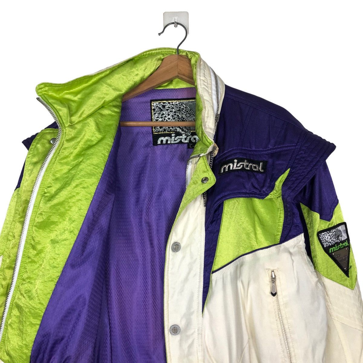 Japanese Brand 🔥Cropped Biker Ski Jacket Mistral Japan Bondage Cargo Size US L / EU 52-54 / 3 - 12 Thumbnail