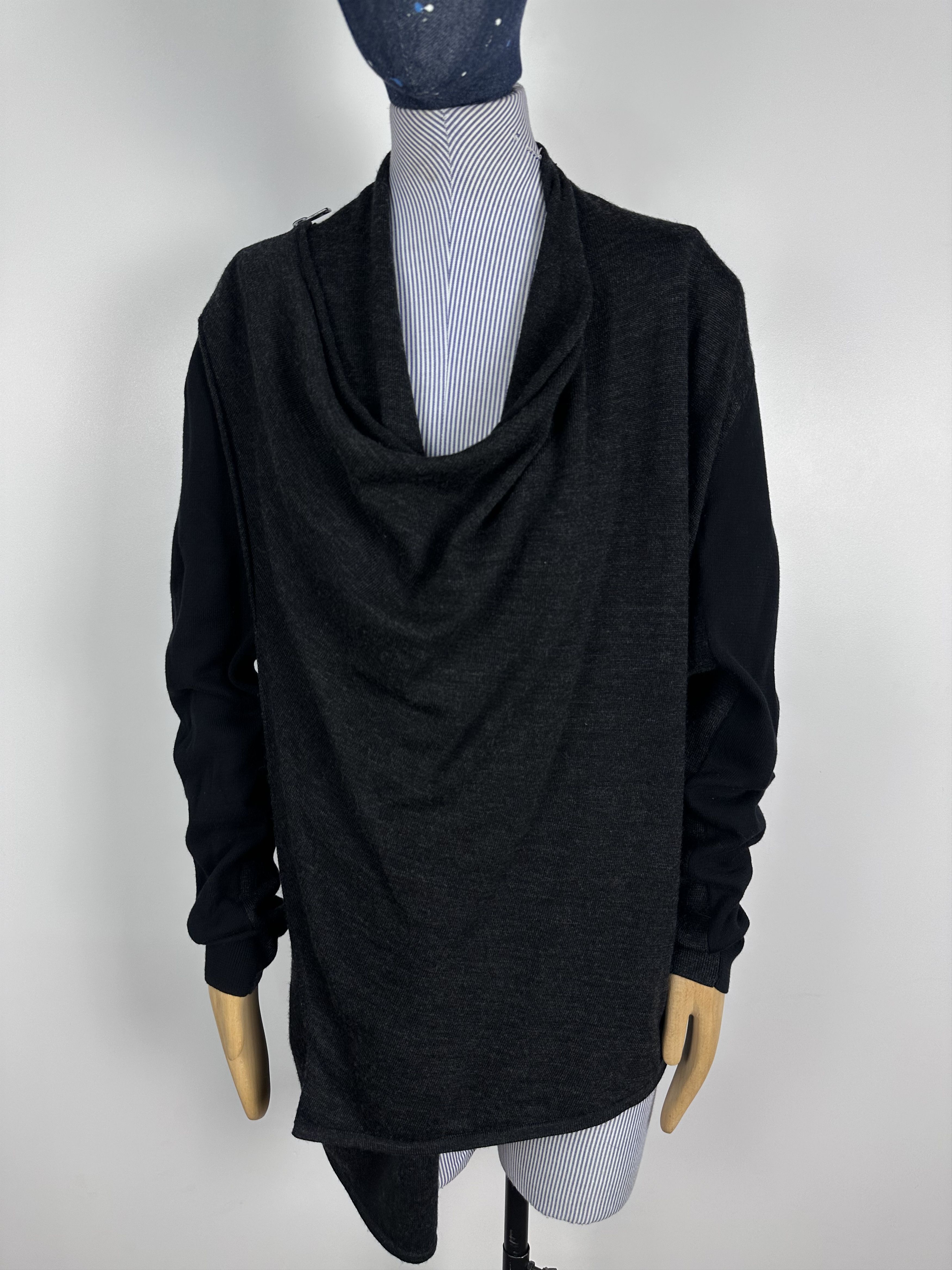 Allsaints All Saints Wool Light Zip Sweater Black Womens Size US8 UK12 Size M / US 6-8 / IT 42-44 - 1 Thumbnail