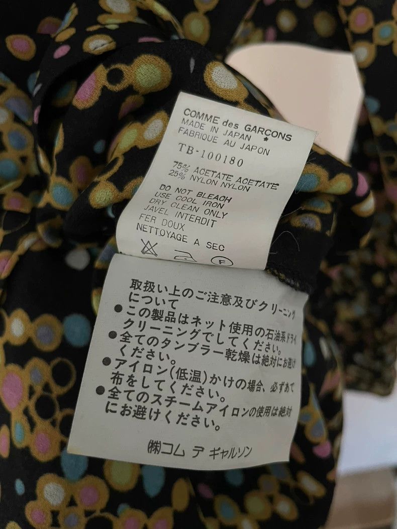 Comme des Garcons Comme des Garçons Black polka-dot long-sleeve shirt Size M / US 6-8 / IT 42-44 - 5 Thumbnail