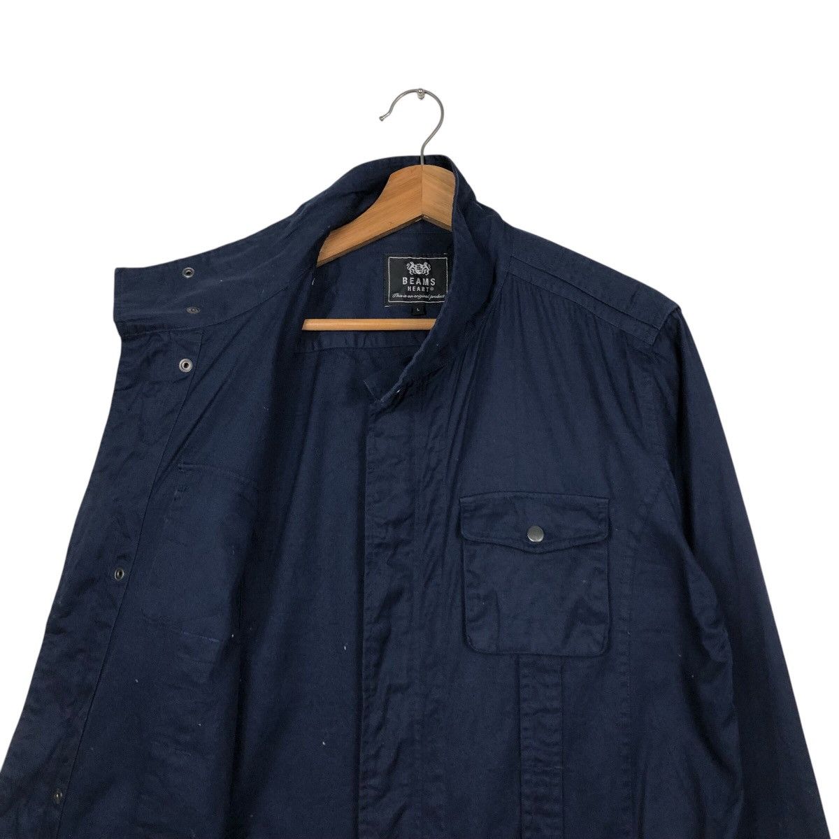 Beams Plus 📌Vintage Chore Button Jacket Beams Heart Issey Miyake Size US L / EU 52-54 / 3 - 13 Thumbnail