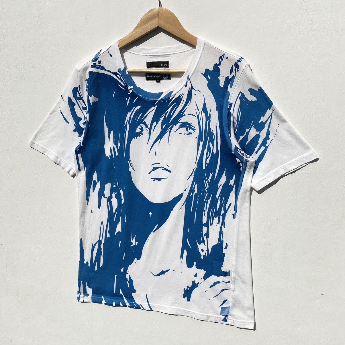 Hysteric Glamour 2000’s Ncyhait Punk Girl Two Tone Diamond Blue Print Shirt Size US M / EU 48-50 / 2 - 3 Thumbnail
