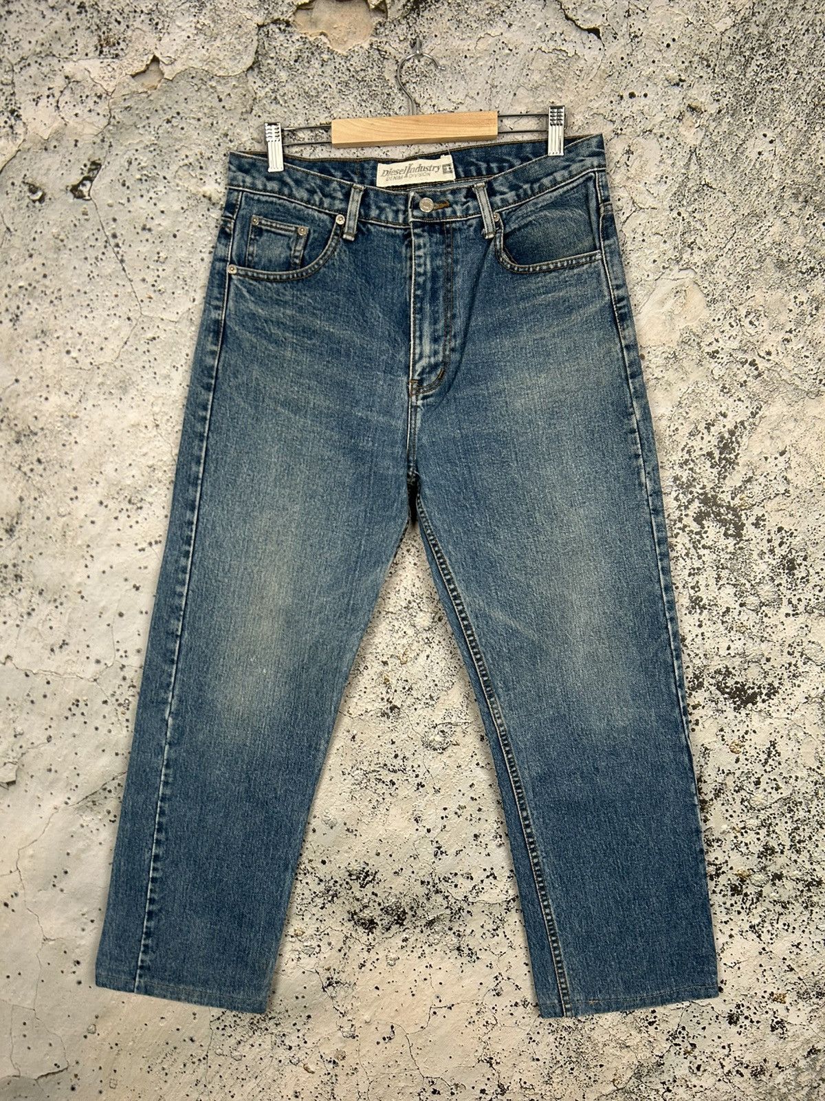 Diesel Vintage Diesel Industry Denim Division 90s Blue Grunge Size US 32 / EU 48 - 1 Thumbnail