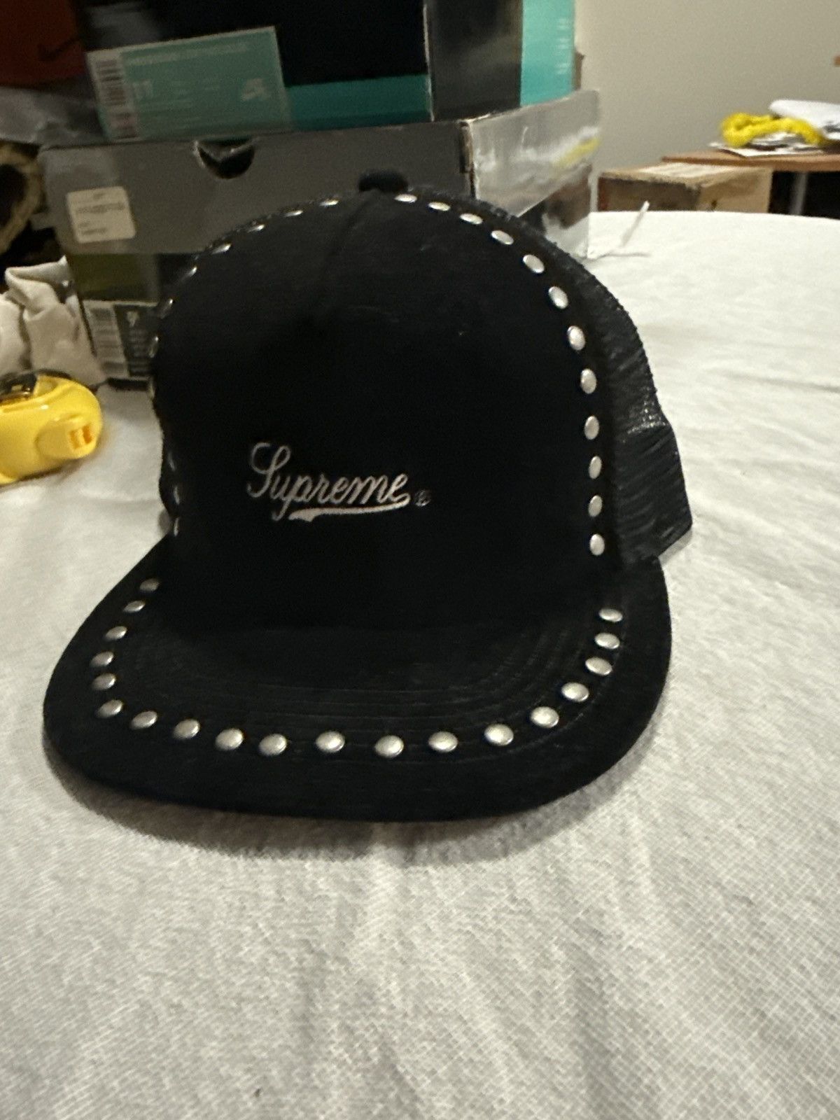 Supreme Supreme stars studded pillbox hat | Grailed