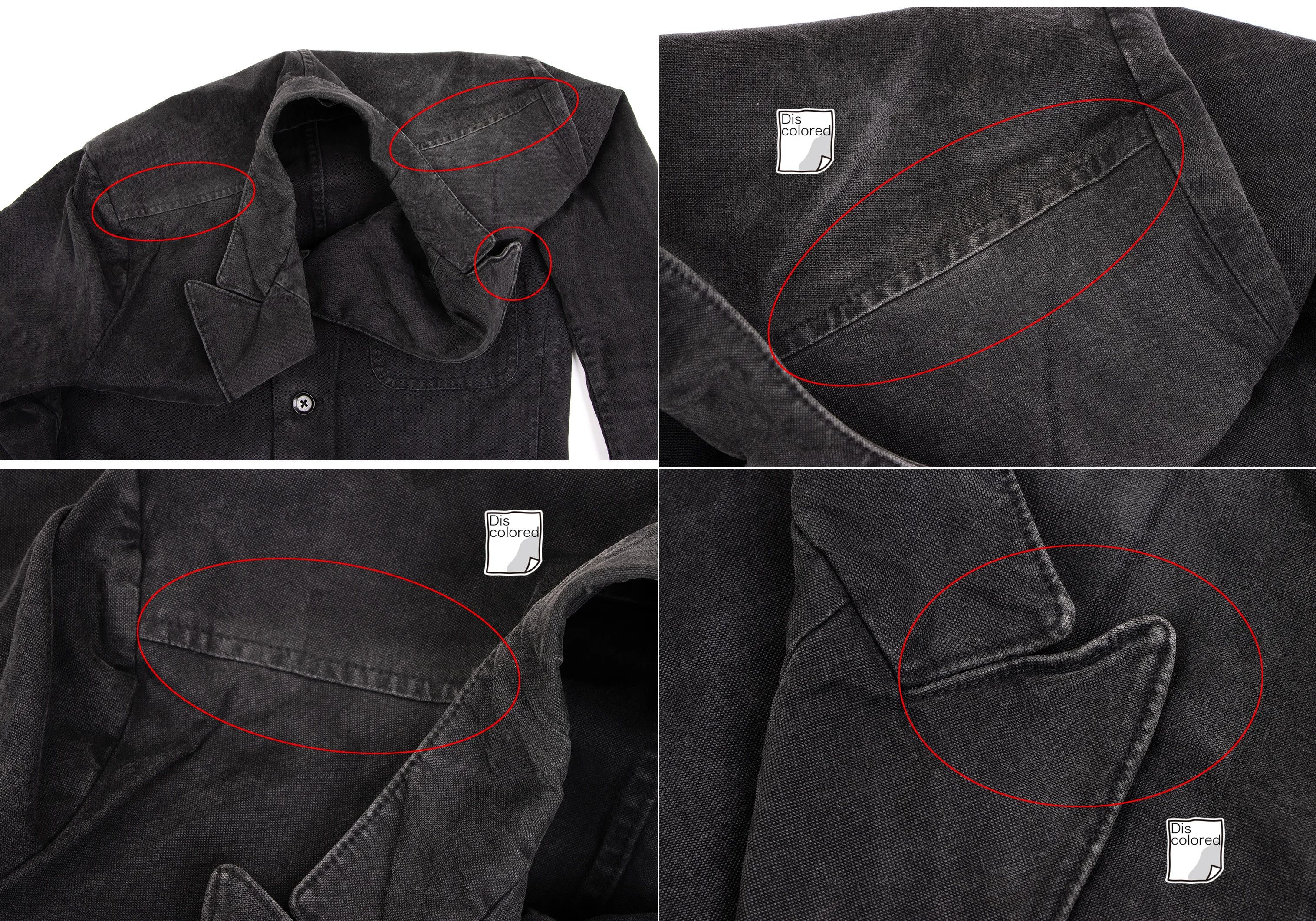 Yohji Yamamoto Yohji Yamamoto Cotton Canvas Jacket Charcoal Size US M / EU 48-50 / 2 - 5 Thumbnail