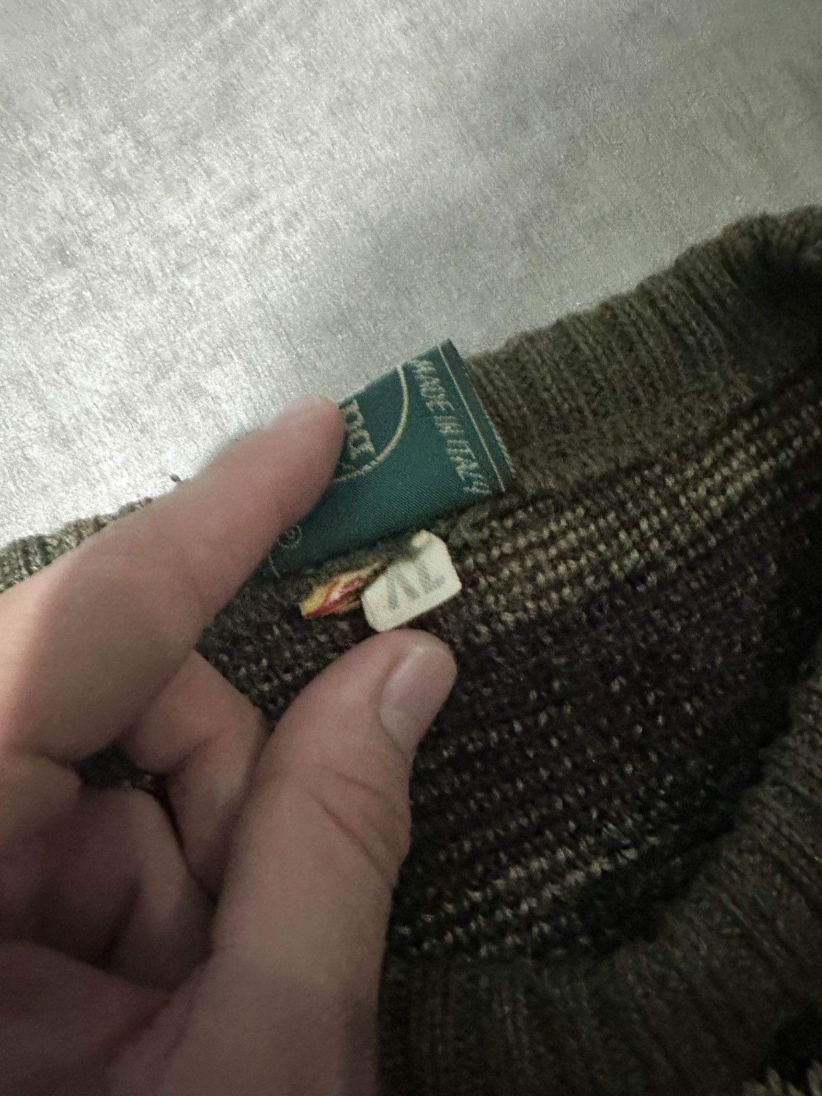 Japanese Brand Vintage Knitted Military Y2K Raf Simons Style Camo Sweater Size US XL / EU 56 / 4 - 5 Thumbnail