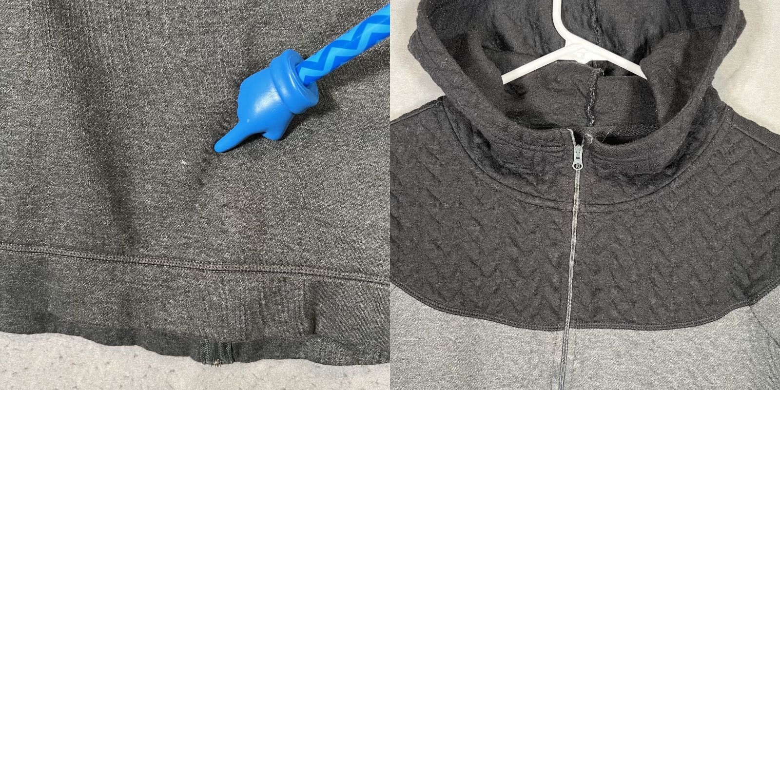 Vintage St. John's Bay Hoodie Full Zip Womens Large Gray Black Shirt Zip Adult Womens Large Gray St. John's Bay Hoodie Womens L Gray Black 90s? Size L / US 10 / IT 46 - 8 Thumbnail
