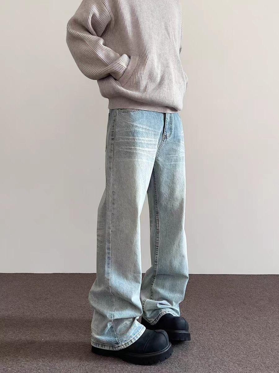 Jean Loose-fitting light blue casual jeans Size US 32 / EU 48 - 4 Thumbnail
