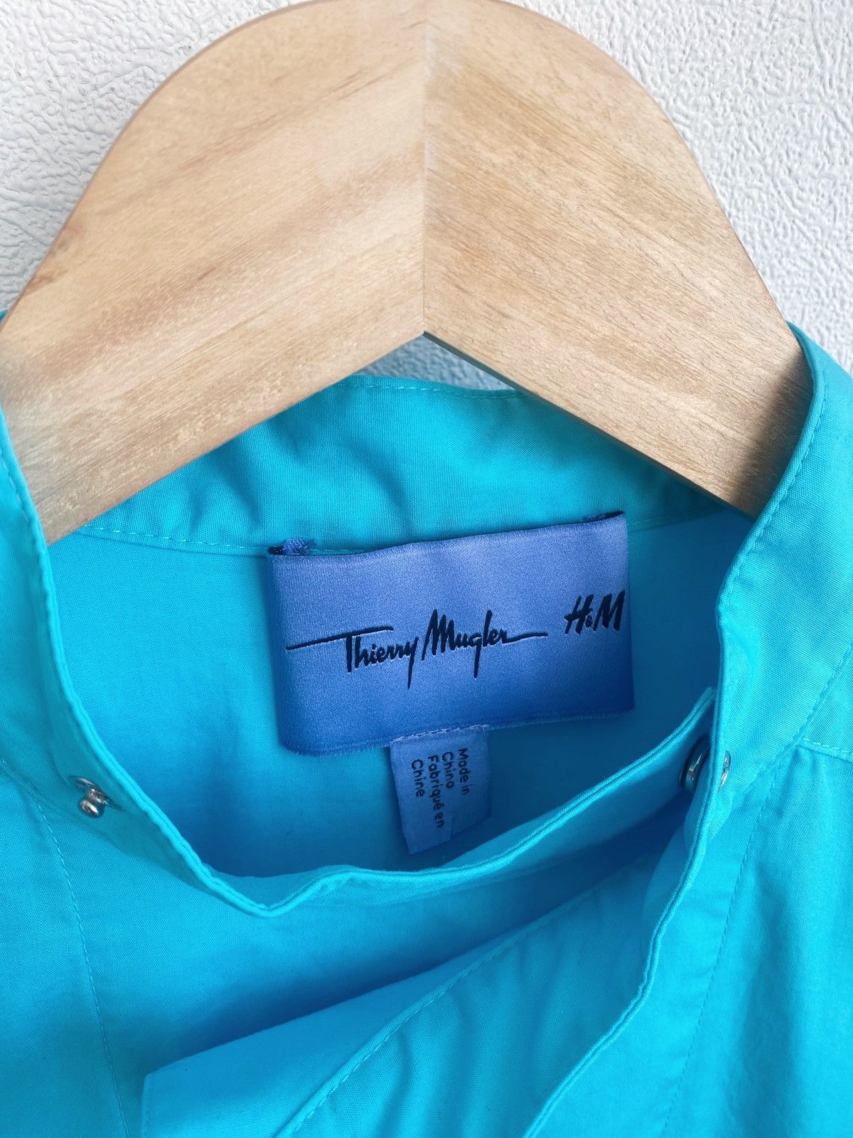 H&M × Mugler × Thierry Mugler Mugler x H&M Double-breasted Poplin Shirt Size S Size US S / EU 44-46 / 1 - 21 Thumbnail