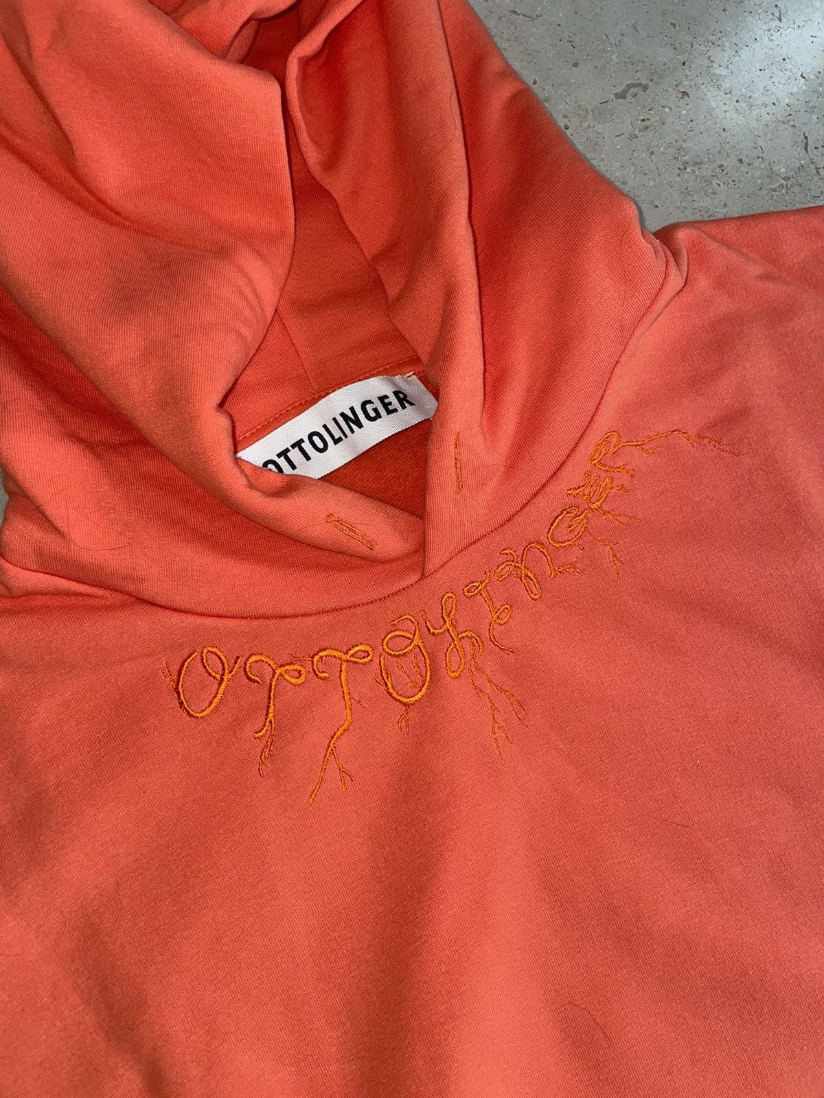 OttoLinger Orange Logo Hoodie