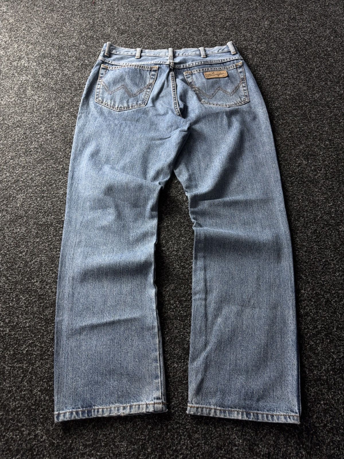 Wrangler Vintage 00s Western Wrangler cowboy style Denim pants jeans Size US 35 - 8 Thumbnail