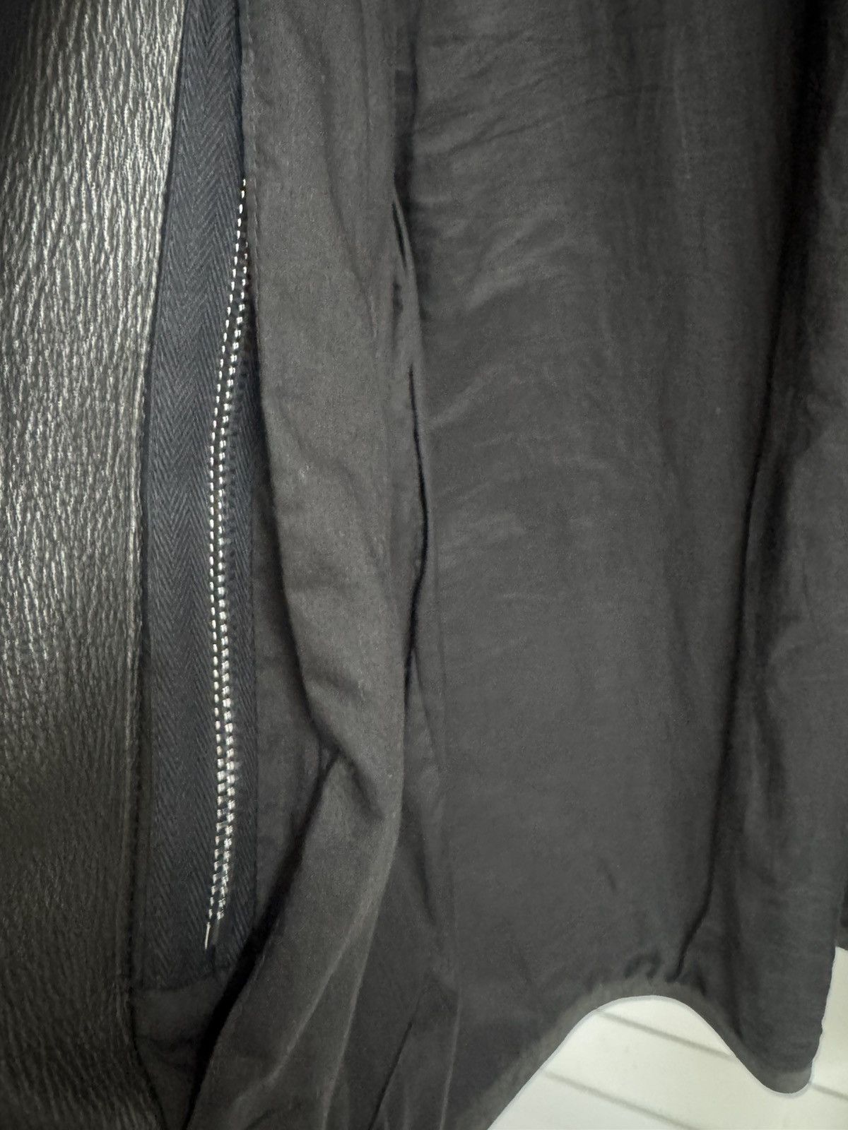 Rick Owens Rick Owens FW03 Brad Black Leather Zip Jacket – SOPU SYS 23 Size US S / EU 44-46 / 1 - 13 Thumbnail