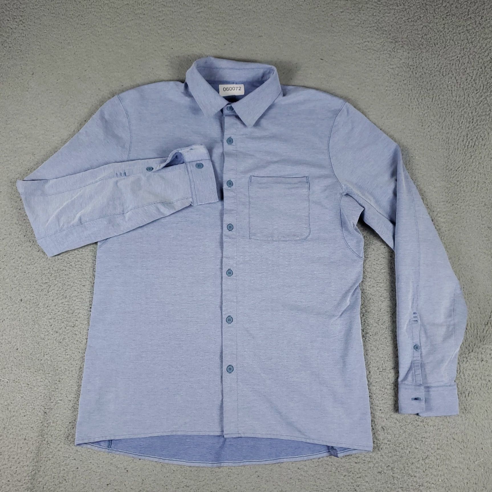 Lululemon Lululemon Button-Up Shirt Mens Size Small Blue Long Sleeve Casual Stretch Size US S / EU 44-46 / 1 - 2 Thumbnail
