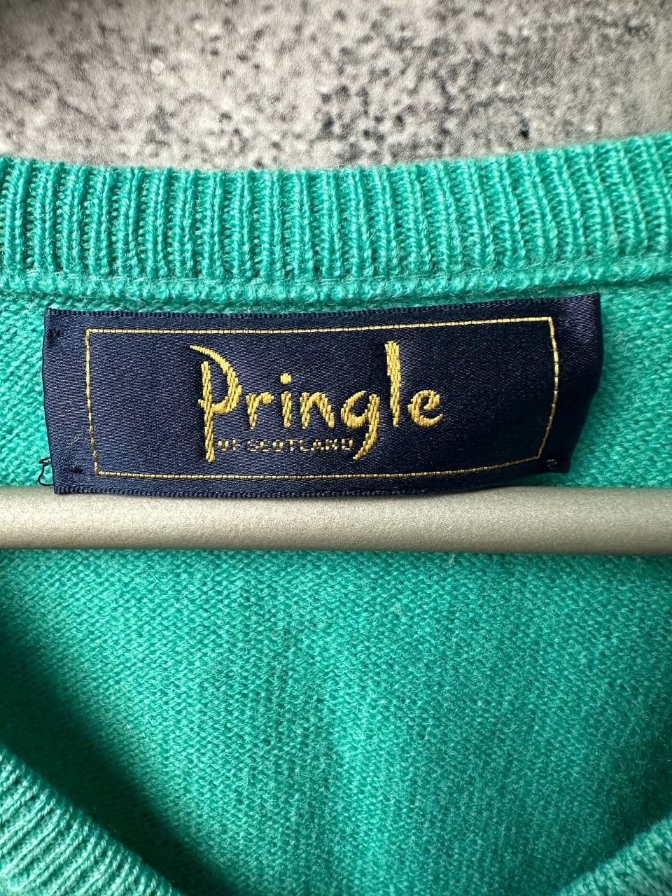 Pringle Of Scotland Pringle of Scotland V-Neck Sweater Pullover Size US XL / EU 56 / 4 - 11 Thumbnail