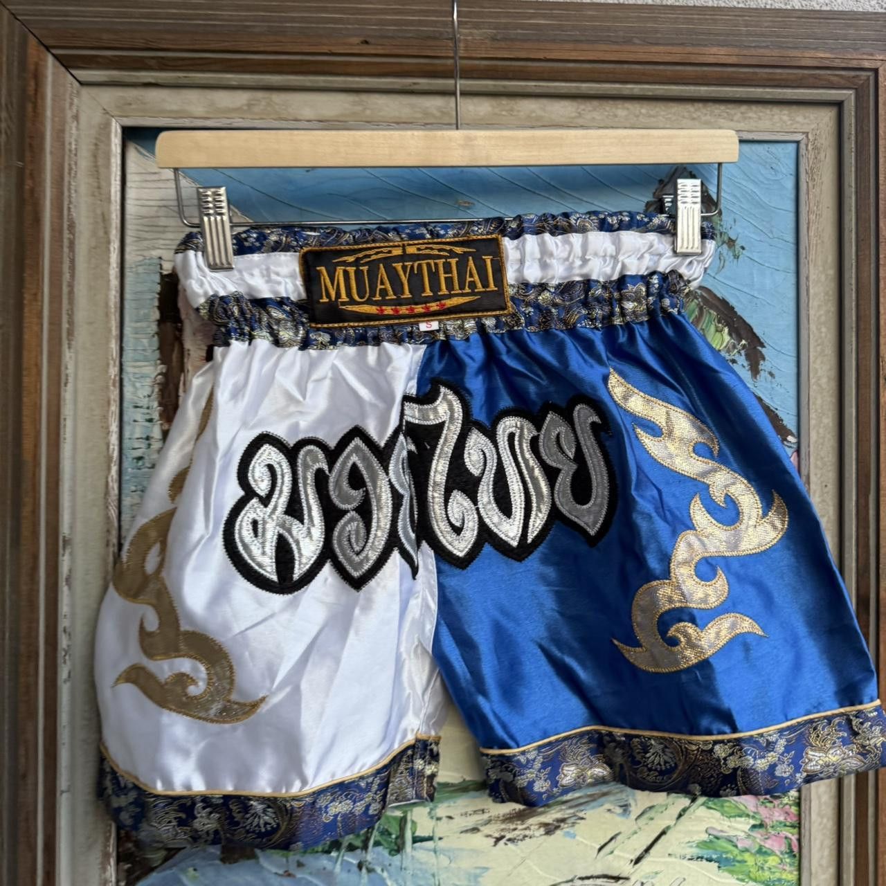 Vintage Muay Thai Vintage Bottoms Blue Size US 32 / EU 48 - 3 Thumbnail