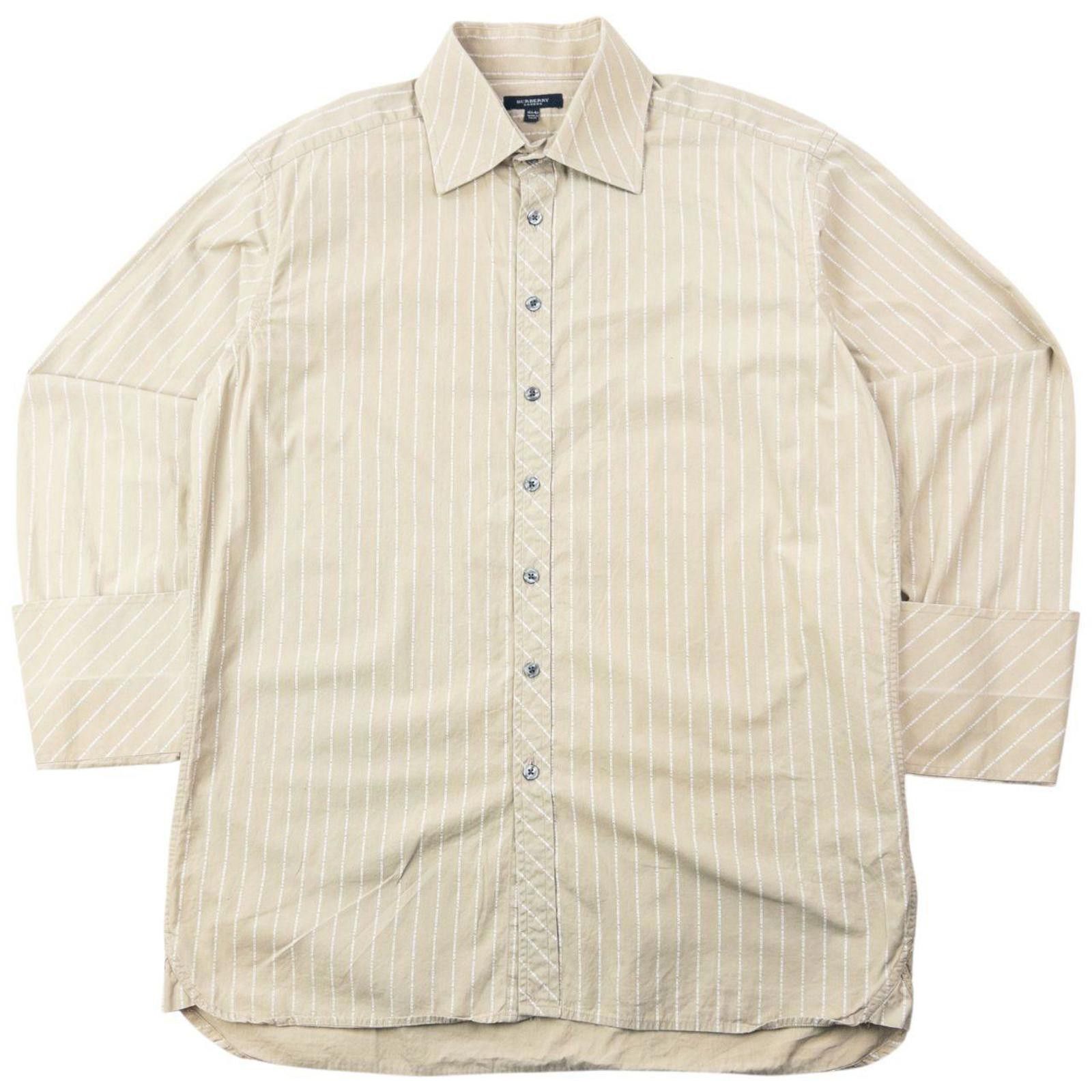 Burberry Vintage 2000s Burberry Monogram Long Sleeve Button Up Shirt Size US L / EU 52-54 / 3 - 1 Thumbnail