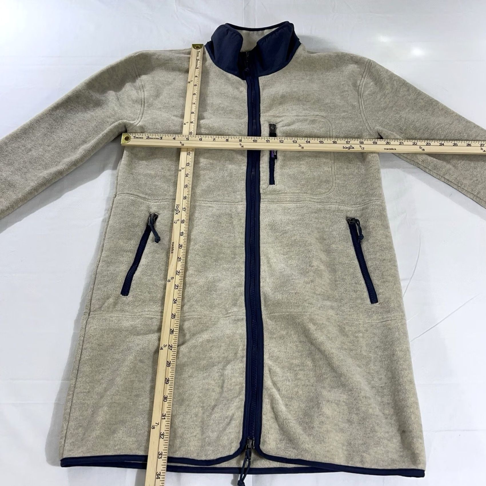 Patagonia Patagonia Jacket Coat Synchilla Fleece Full Zip XS Women Beige Women's XS Synchilla Fleece Coat Jacket Full Zip 22960 PatagoniA Size XS / US 0-2 / IT 36-38 - 3 Thumbnail