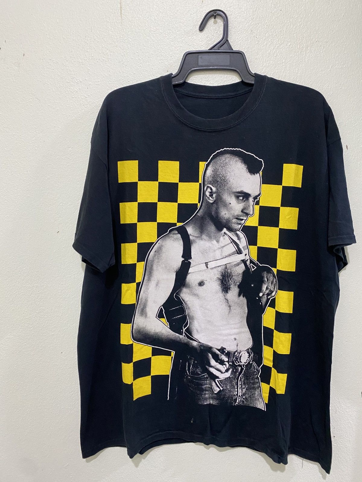 Vintage TAXI DRIVER MOVIE ROBERT DE NIRO RARE BIG PRINT Y2K Size US XL / EU 56 / 4 - 2 Thumbnail