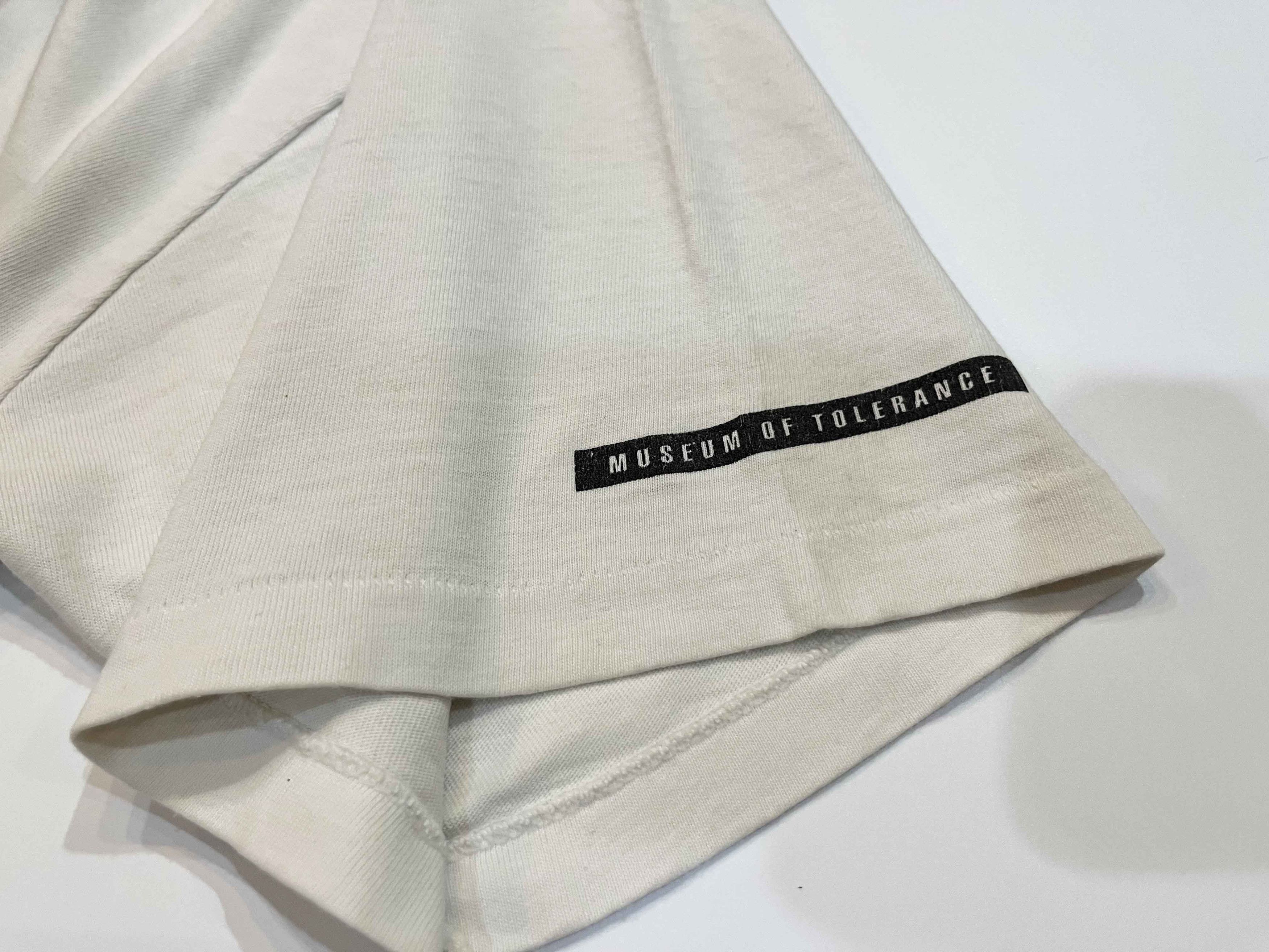 Hanes × Vintage Vintage Hanes Museum of Tolerance Who is Responsible T-Shirt Size US XL / EU 56 / 4 - 4 Thumbnail