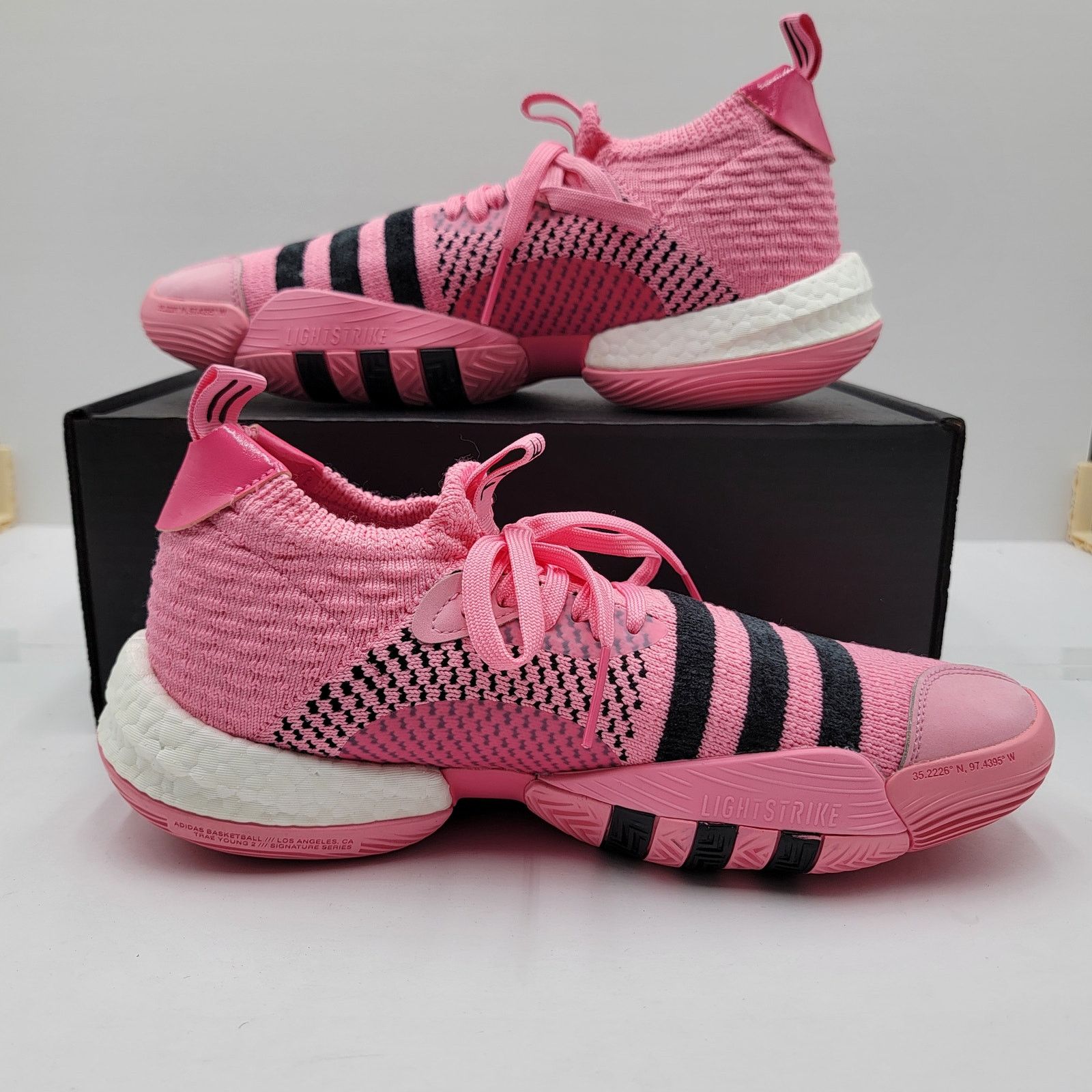 Adidas Adidas Trae Young 2 'Pink Trap House' Mens Sz 9.5 IE1667 239 Size US 9.5 / EU 42-43 - 2 Thumbnail