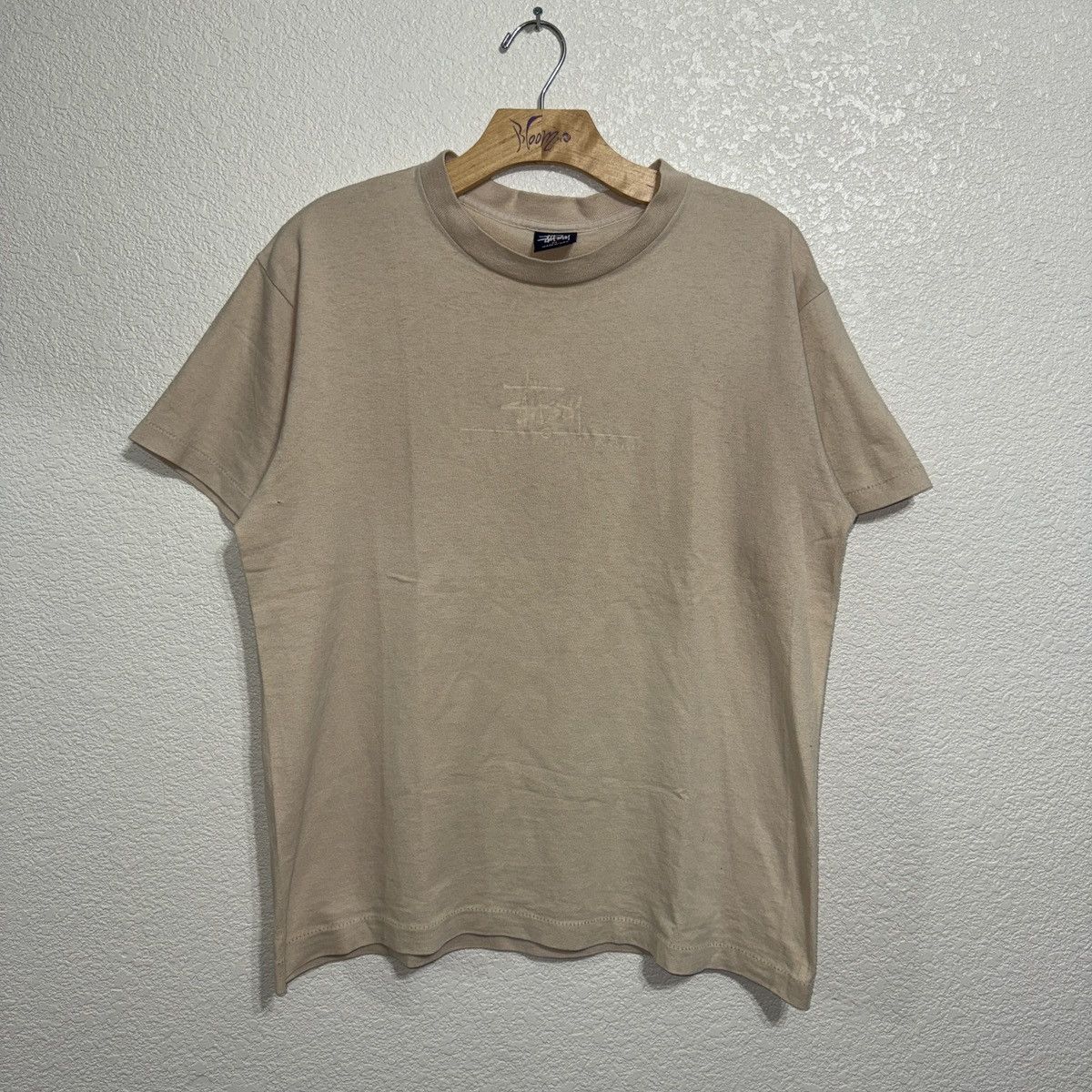 Stussy Vintage Rare 90s STUSSY Logo Single Stitch Tee Size US M / EU 48-50 / 2 - 1 Thumbnail