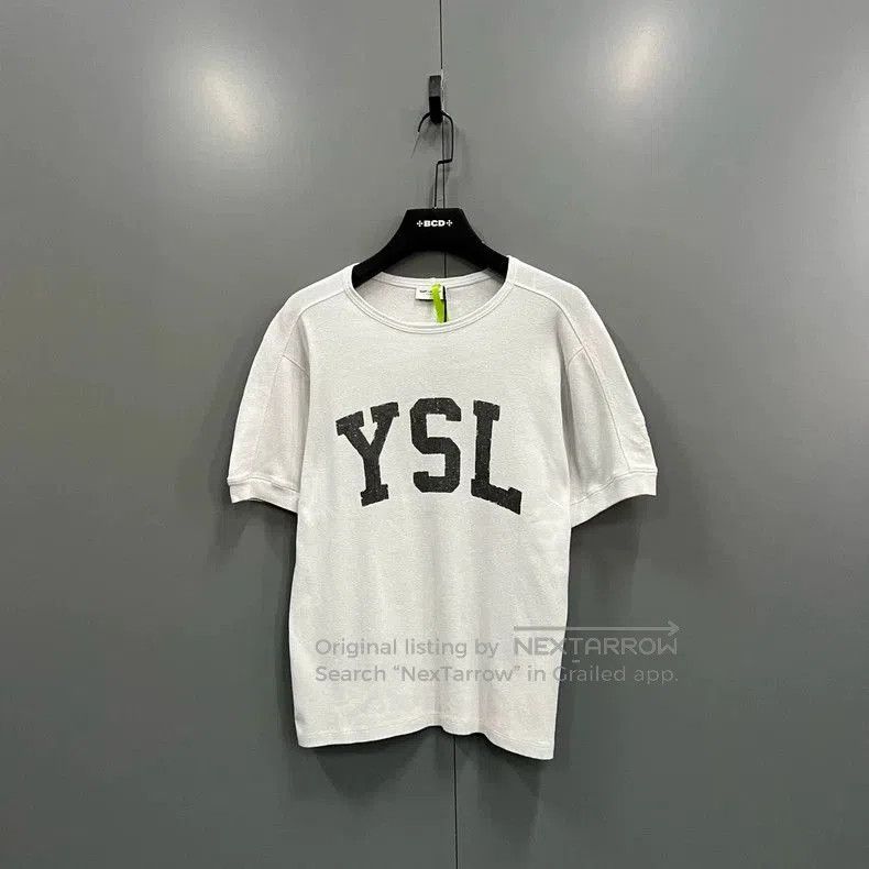 Saint Laurent Paris Saint Laurent YSL Logo Short Sleeve Shirt. Size US S / EU 44-46 / 1 - 1 Thumbnail