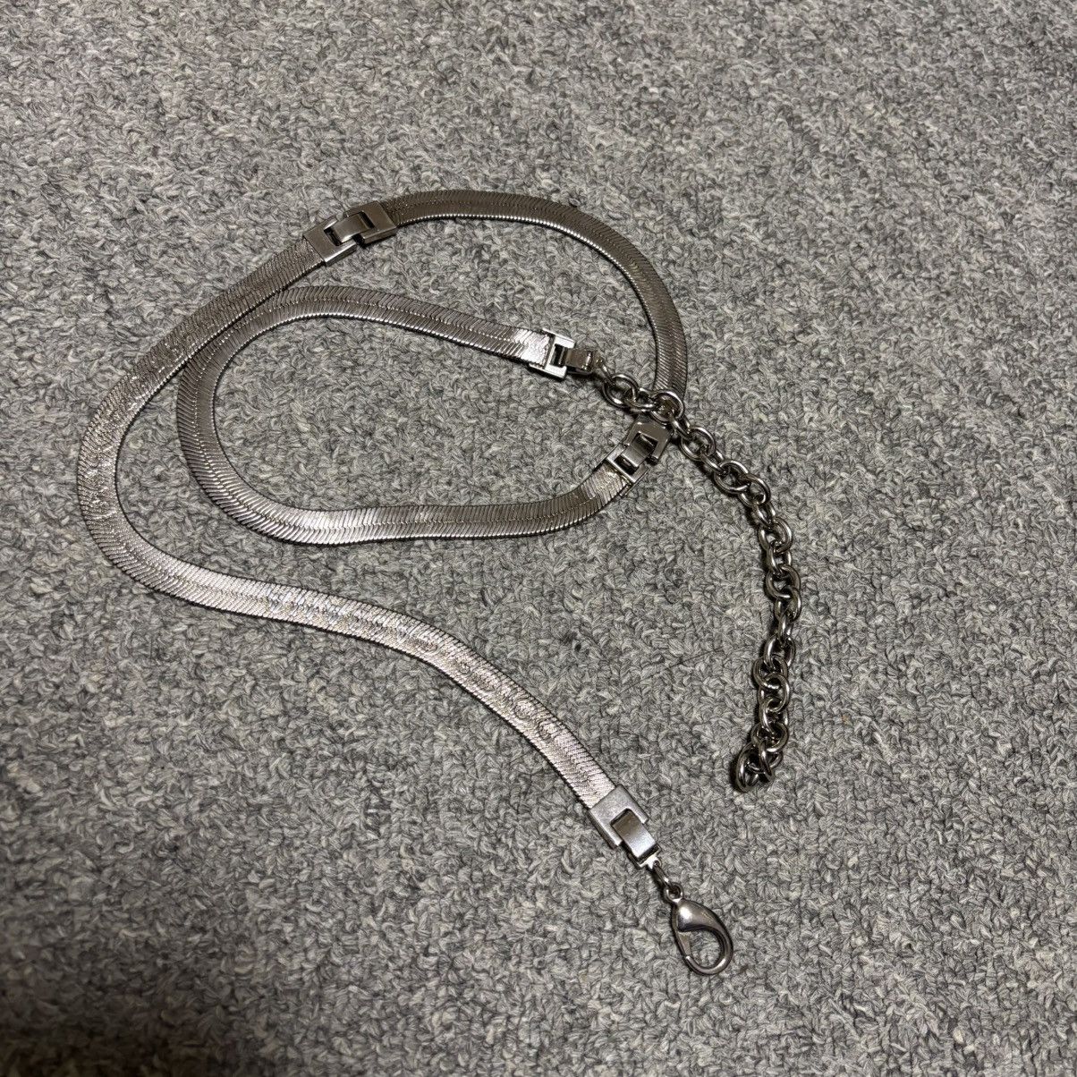 Dolce & Gabbana Dolce & Gabbana snake chain logo necklace Size ONE SIZE - 1 Thumbnail