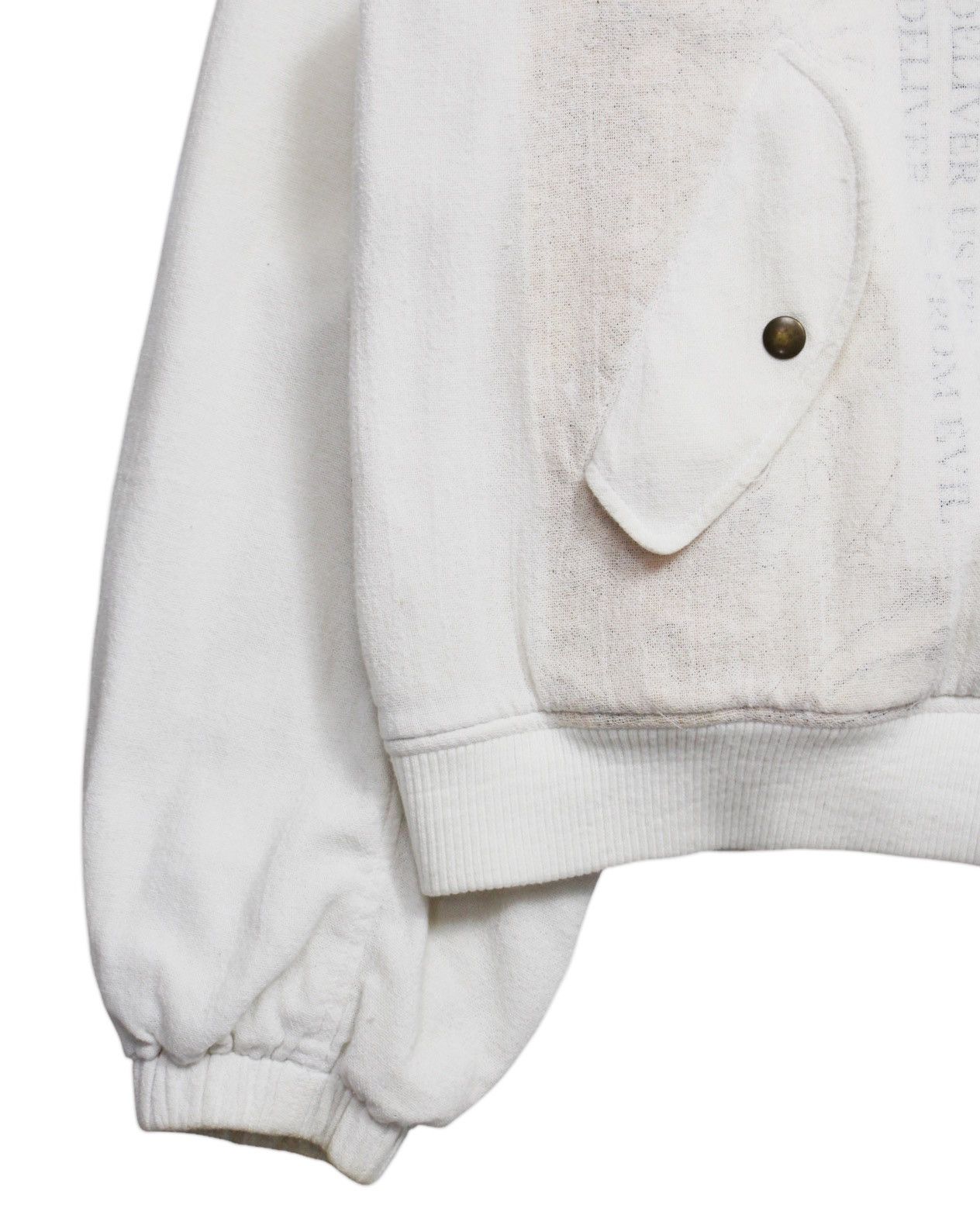 Ss2018 Hyein Seo Linen Layered Bomber Jacket in White, Men's (Size Xl) — image 5 of 6