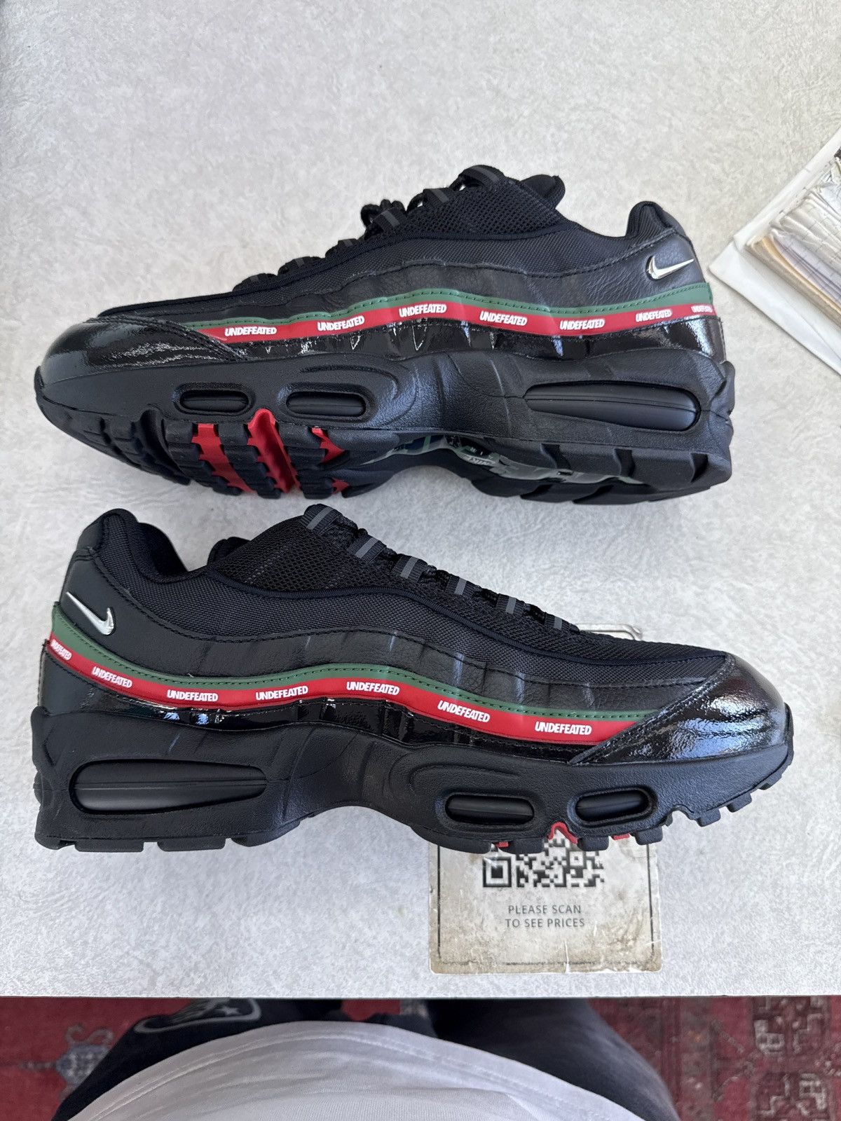 Nike × Undefeated UNDEFEATED AIR MAX 95 EARLY PAIRS sz8 Size US 8 / EU 41 - 2 Thumbnail