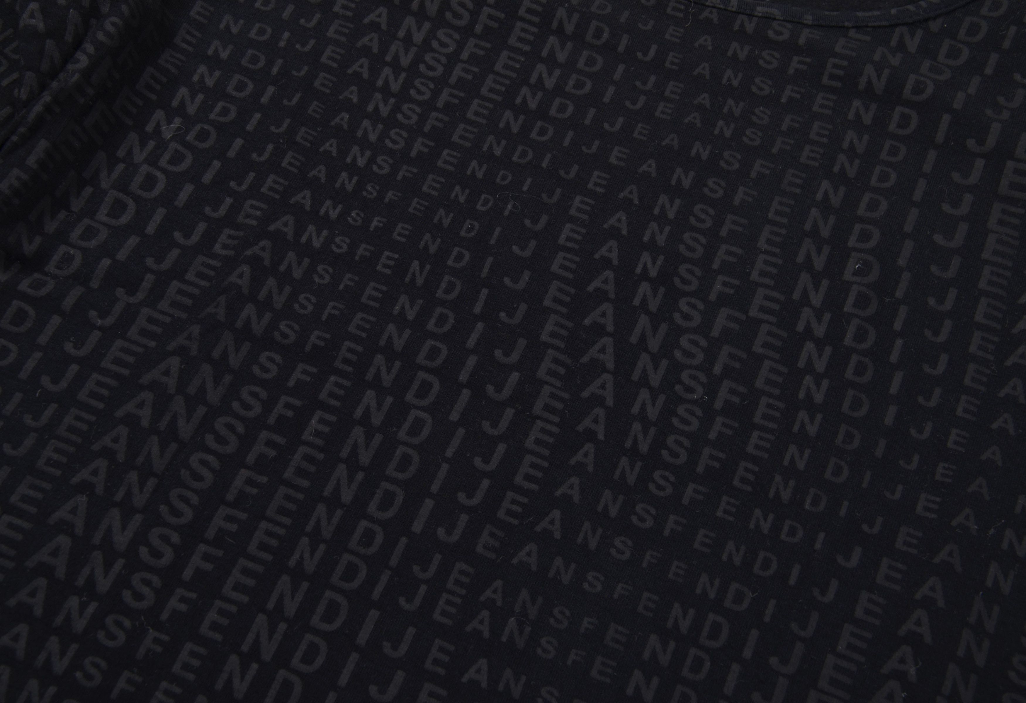 Fendi Vintage Fendi Roma Black Longsleeve Logo Print Top Size M / US 6-8 / IT 42-44 - 4 Thumbnail