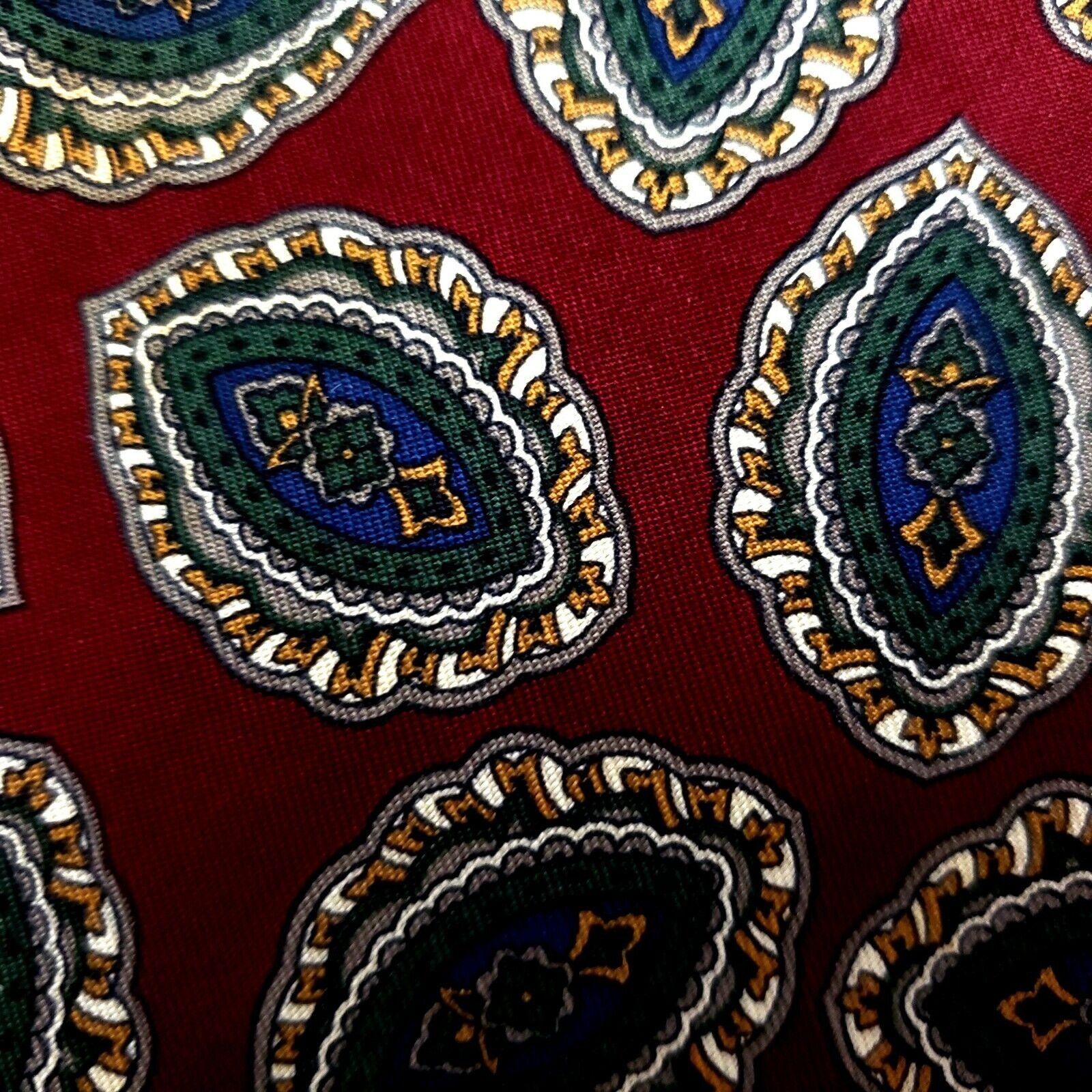 Robert Talbott Robert Talbott Carmel Valley Silk Tie Red Abstract Short Size ONE SIZE - 2 Thumbnail