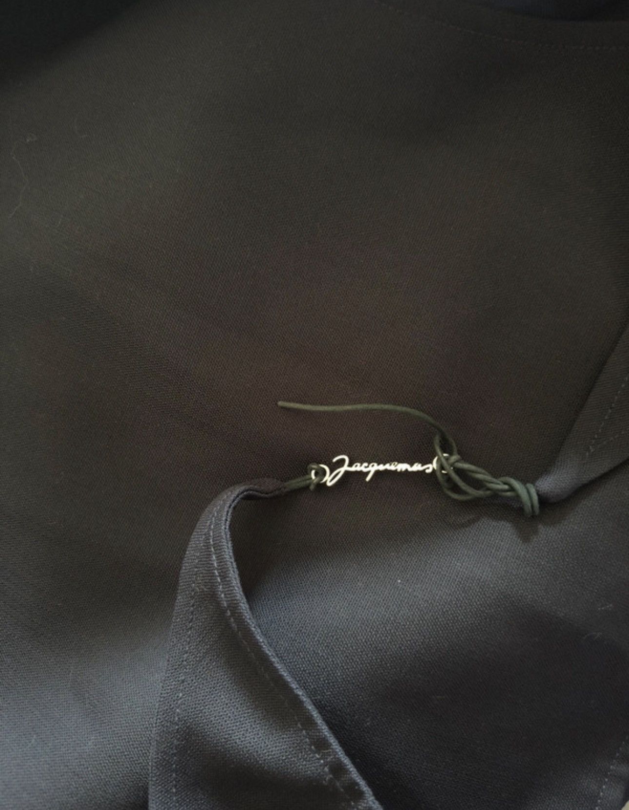 Jacquemus Navy blue cropped Jacquemus jacket Collection « le Papier » Size S / US 4 / IT 40 - 5 Thumbnail