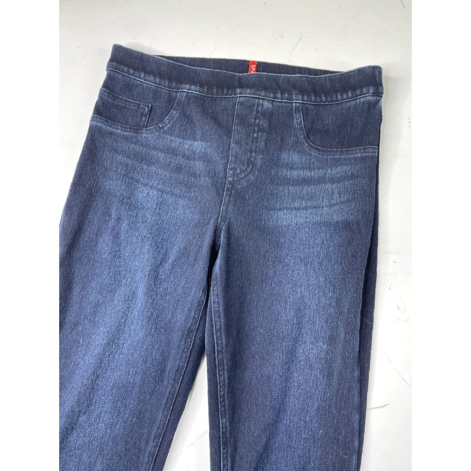 Spanx Spanx Jeans Womens Medium Pull On Jean-ish Ankle Leggings Blue 20018R Skinny Ankle Leggings City Grunge Stretch Womens Size 32" / US 10 / IT 46 - 3 Thumbnail