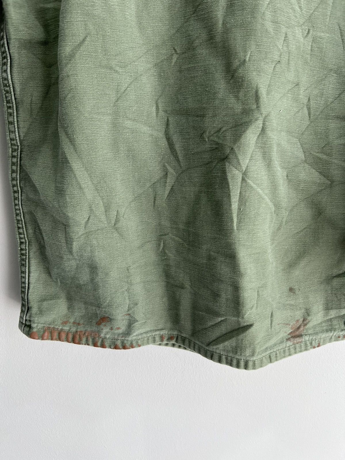 Vintage Vinage Army Button Up Shirt War fatigue sateen Size US M / EU 48-50 / 2 - 4 Thumbnail