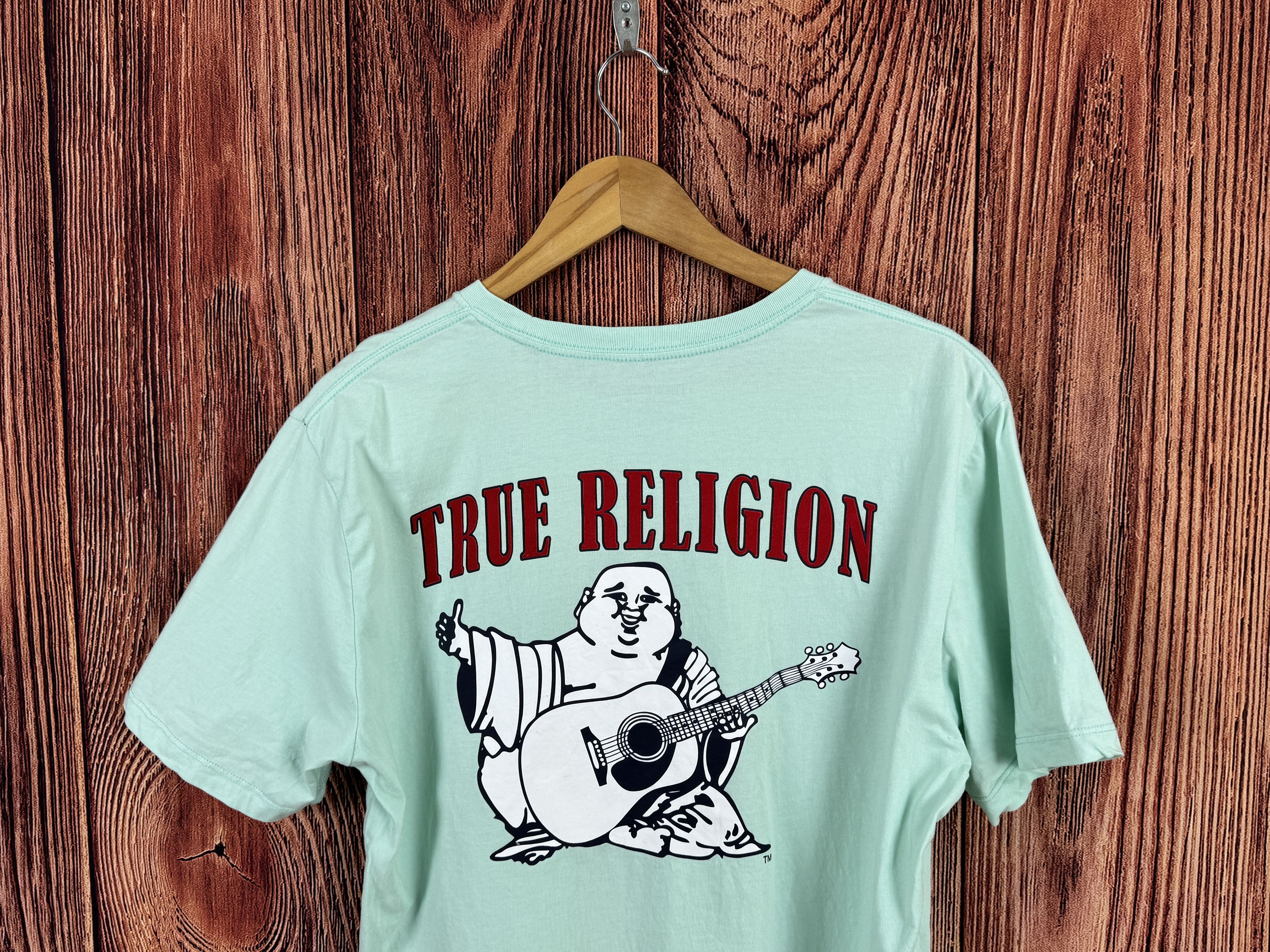 True Religion Vintage True Religion Big Buddha Tee Shirt Size US L / EU 52-54 / 3 - 2 Thumbnail