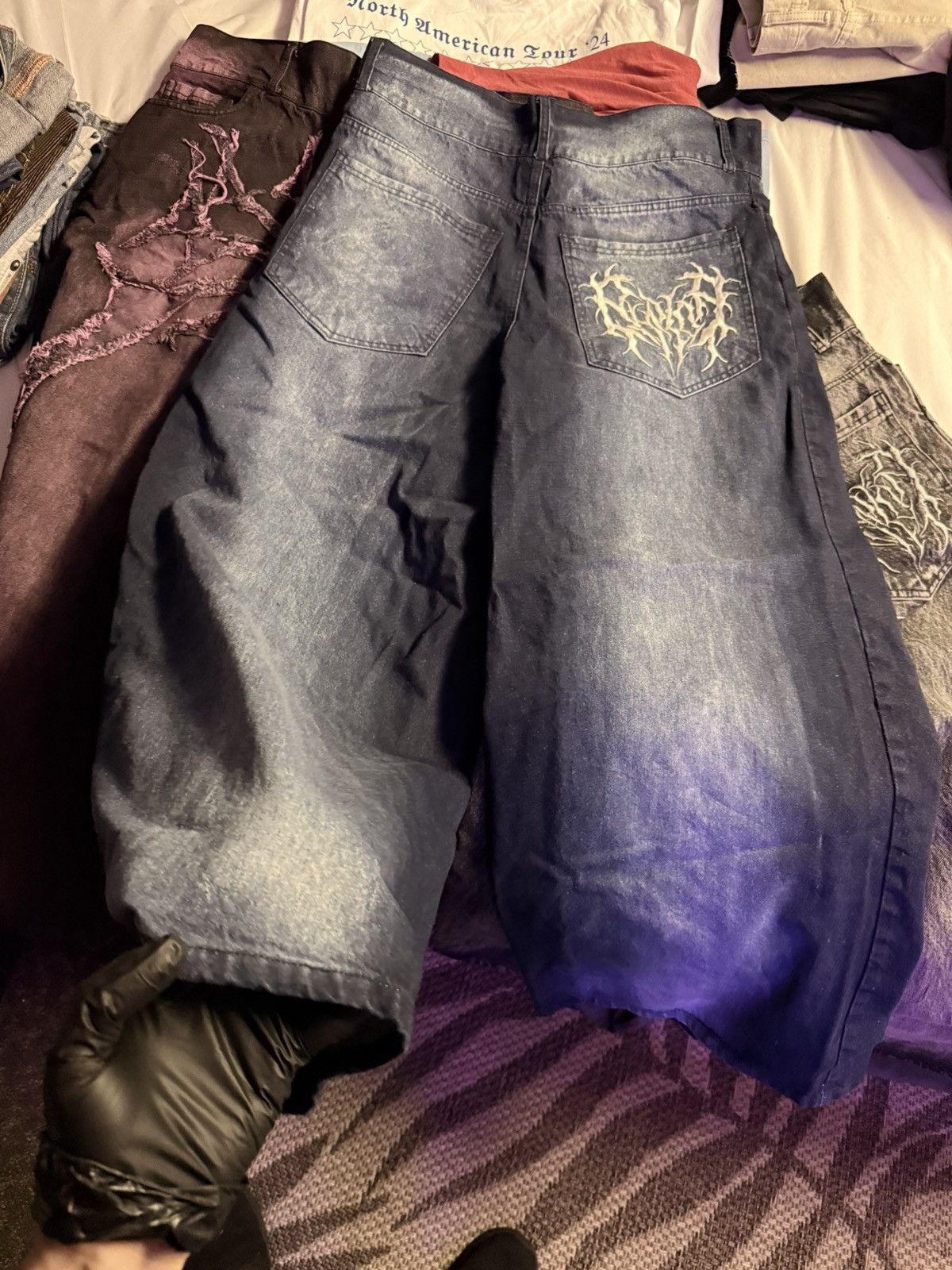 Japanese Brand FOUR (2 LEFT) SOLD OUT PHANTOM TROUPE PHOLOHH JEANS BUNDLE Size US 32 / EU 48 - 5 Thumbnail