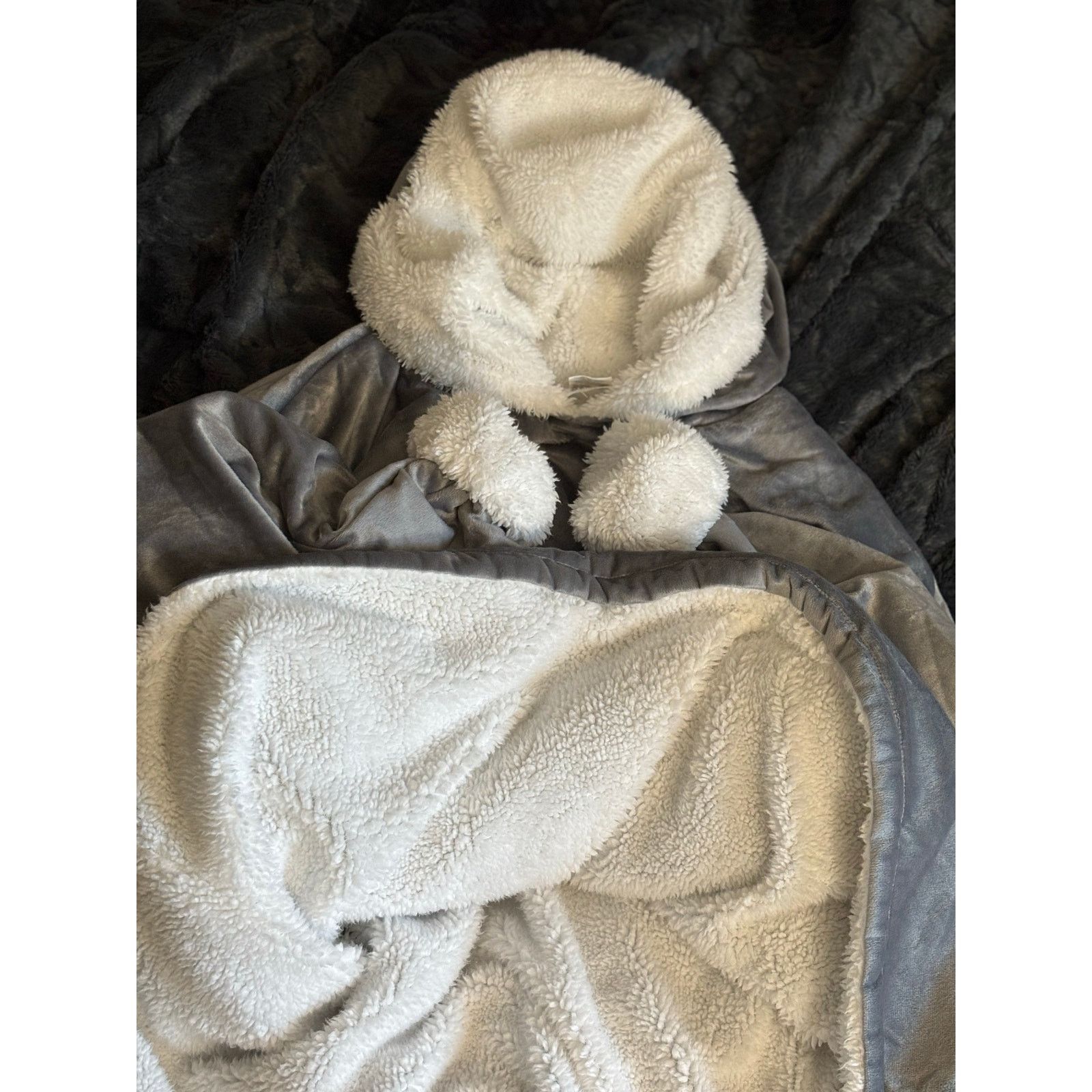 The Unbranded Brand Oversized Wearable Blanket Hoodie OS Size ONE SIZE - 4 Thumbnail