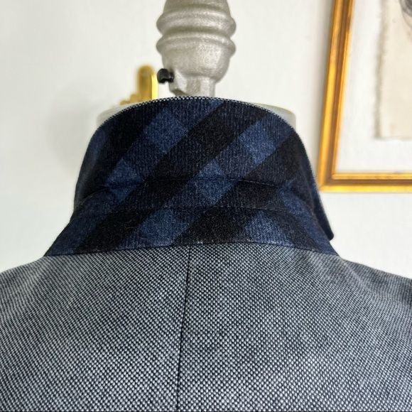 Burberry Burberry Nova Check Wool Blazer Size 44R - 5 Thumbnail