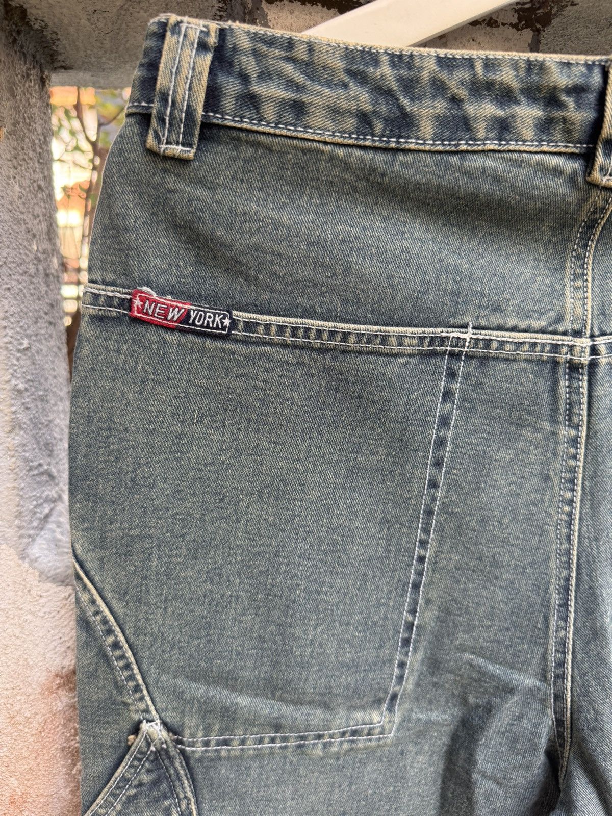 MLB × New York Yankees × Vintage Vintage 90s MLB Baggy HipHop pants Flare BOSS01 Size US 32 / EU 48 - 12 Thumbnail