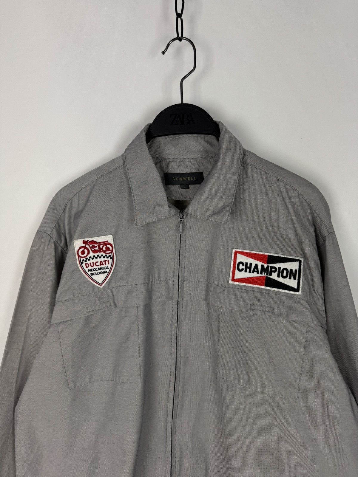 Ducati Ducati Harley Davidson Motorcycles Work Light Jacket Size US L / EU 52-54 / 3 - 4 Thumbnail