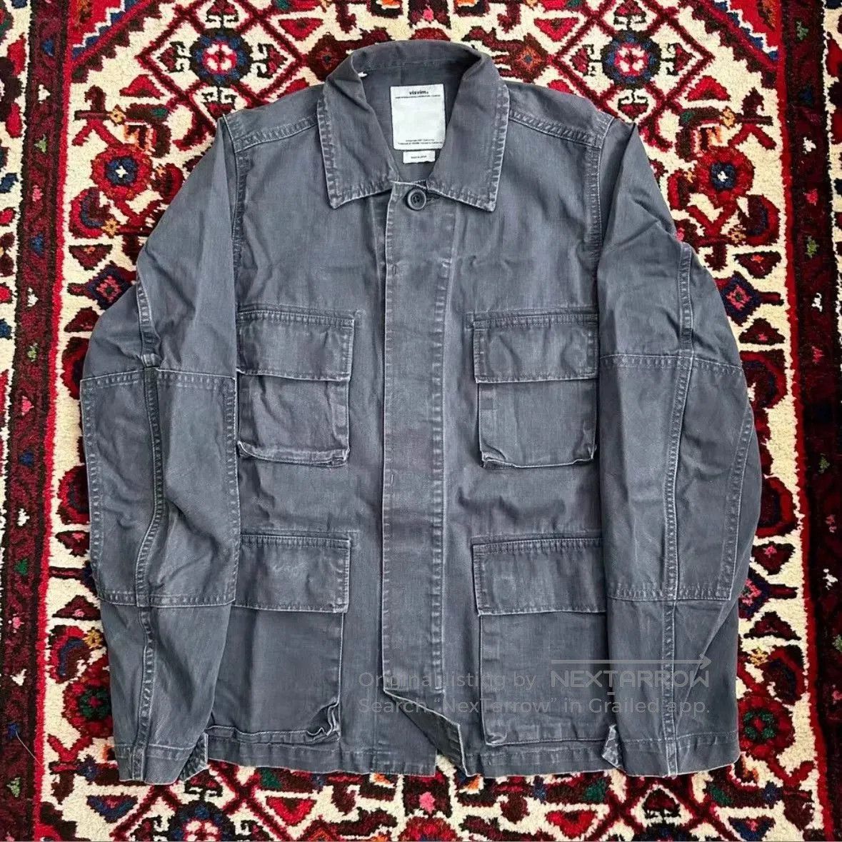 visvim kilgore jacket with four pockets.