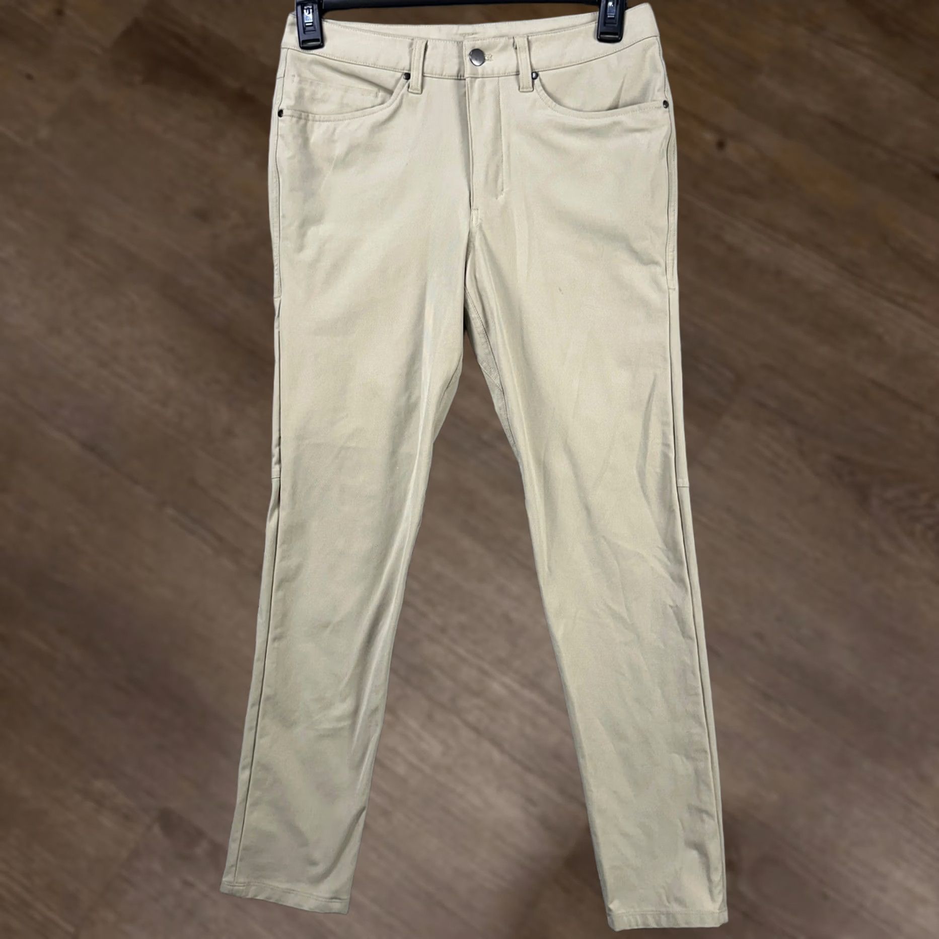 Lululemon Lululemon ABC Pants Golf Mens 30 Tan Flat Front 5 Pockets Performance Stretch Size US 30 / EU 46 - 1 Thumbnail
