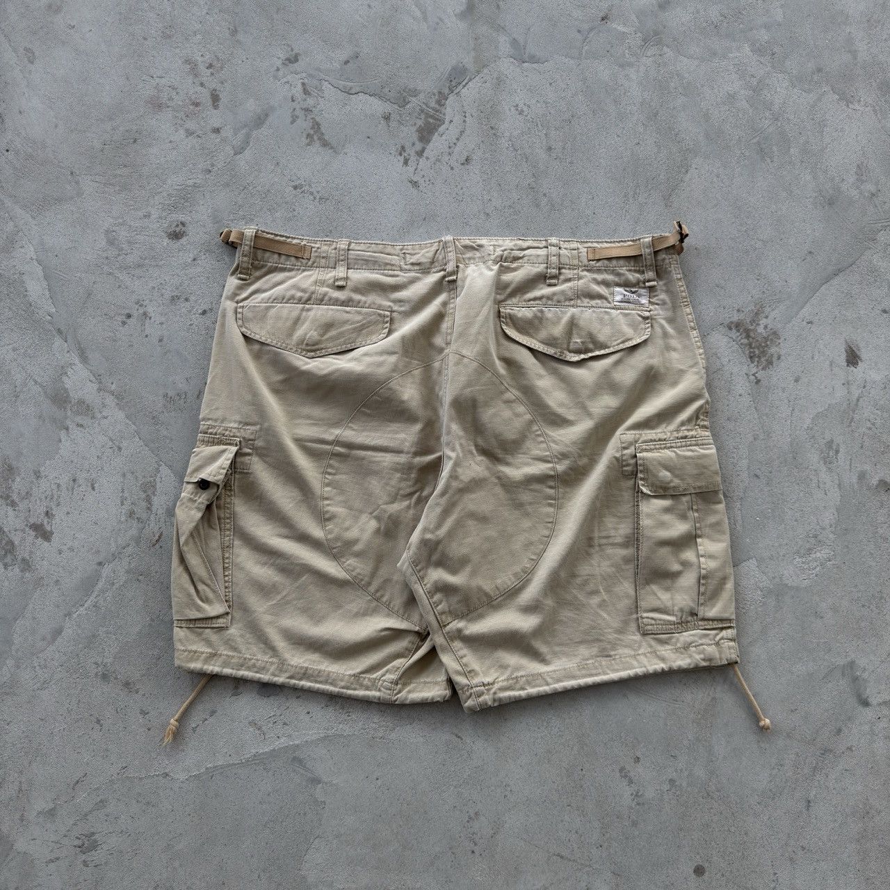 Polo Ralph Lauren Vintage Polo Ralph Lauren Tan Cargo Shorts Classic Fit Style Size US 40 / EU 56 - 2 Thumbnail