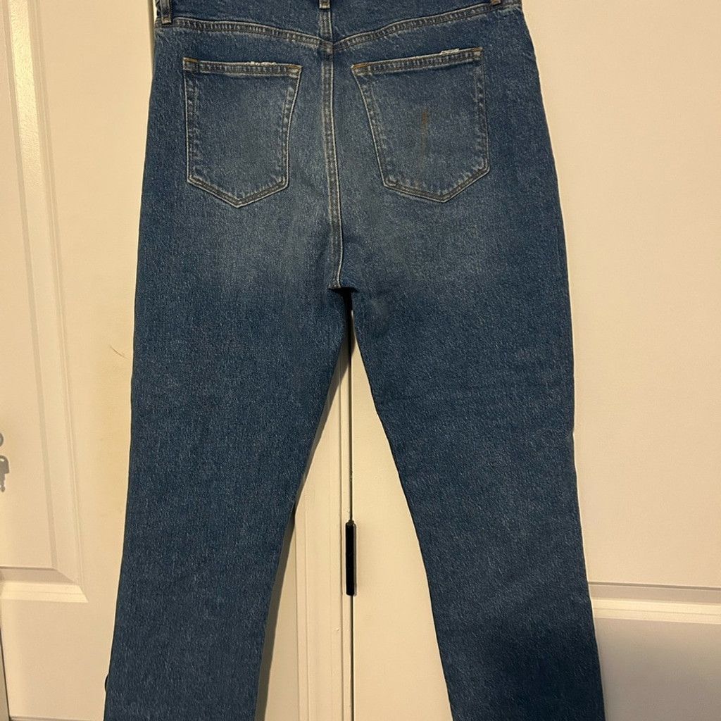 Loft Classic Blue Crop Ankle Jeans from Ann Taylor Loft Size 28" / US 6 / IT 42 - 2 Thumbnail