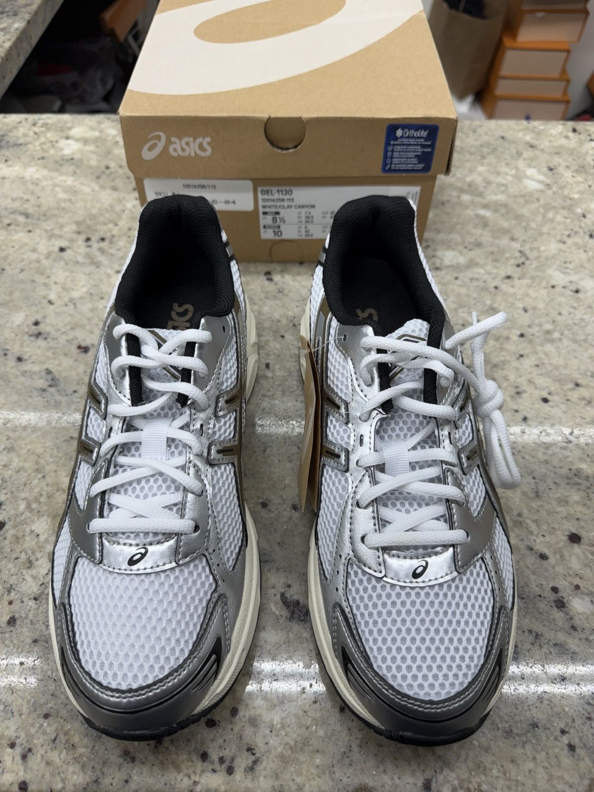Asics ASIC White/Clay Brown 1130s Size US 8.5 / EU 41-42 - 3 Thumbnail
