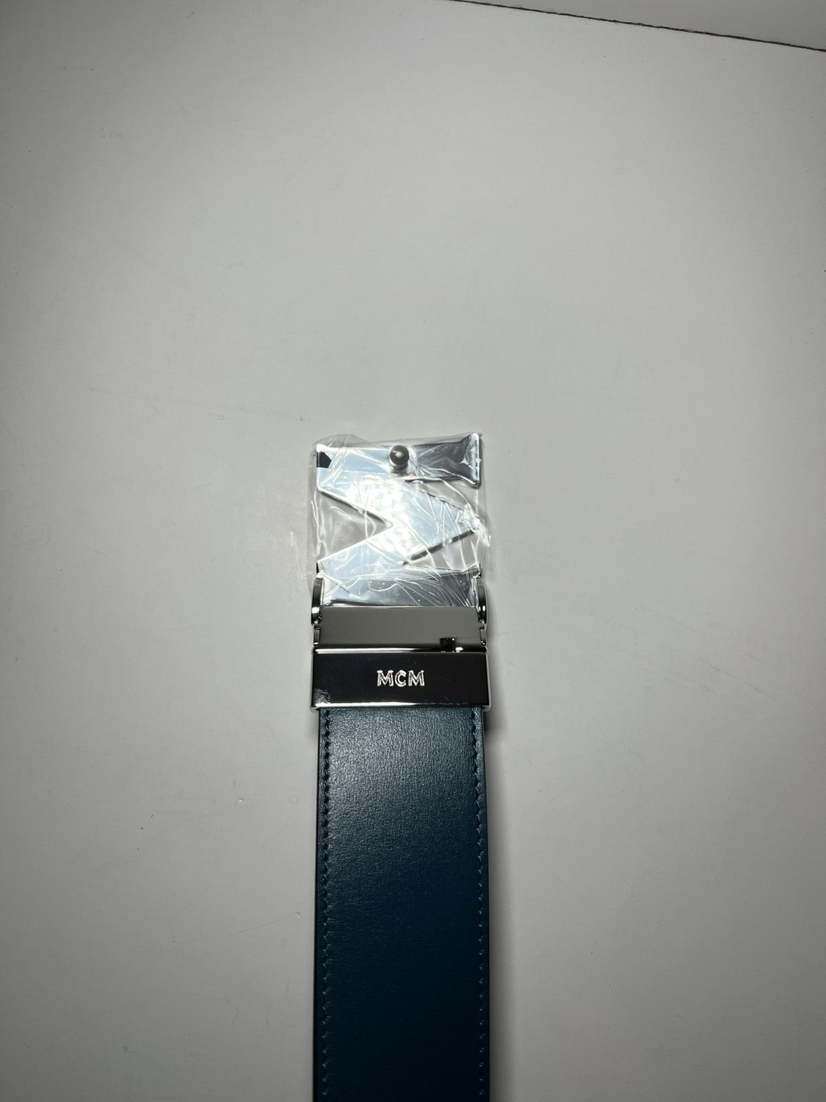 MCM MCM Reversible Belt Blue/Black. M Buckle New Size ONE SIZE - 5 Thumbnail