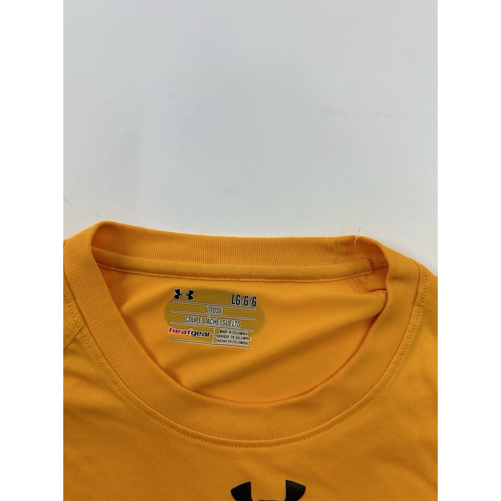 Under Armour Under Armour Shirt Mens L Yellow Triple Double Basketball Crew Neck Short Sleeve Graphic Print Size US L / EU 52-54 / 3 - 3 Thumbnail
