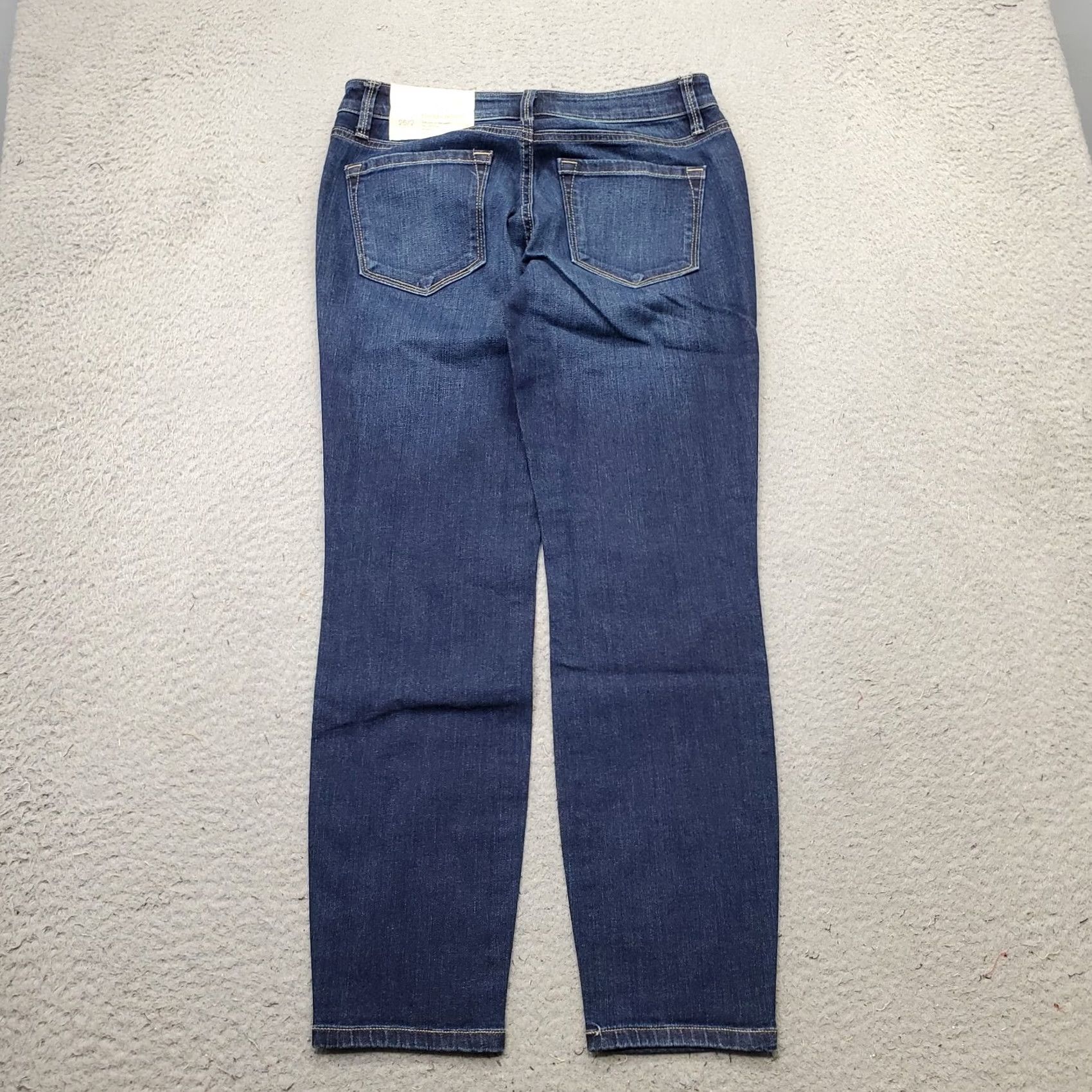 Loft Ann Taylor LOFT Skinny Jeans Womens 2 Blue Denim 5-Pocket Streetwear Size 26" / US 2 / IT 38 - 2 Thumbnail