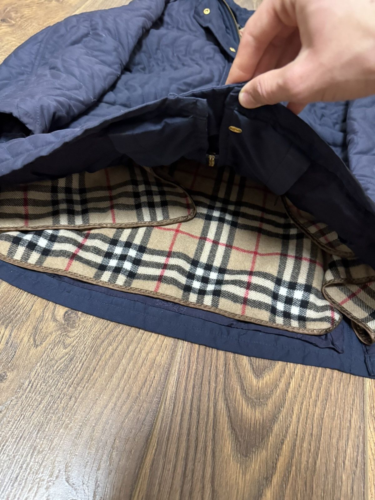 Burberry Burberry Wool jacket Navy vintage Size M / US 6-8 / IT 42-44 - 5 Thumbnail