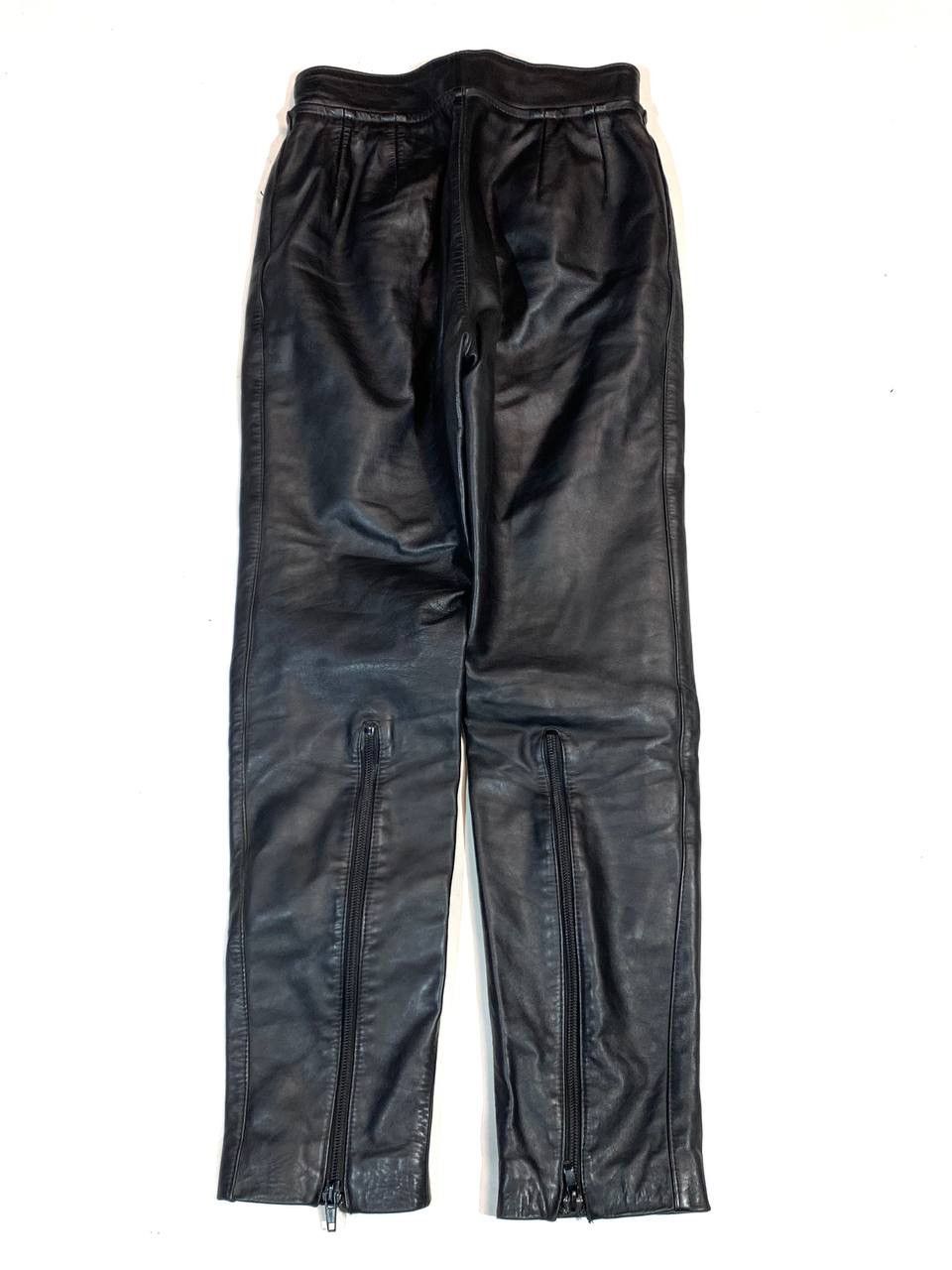 Leather × Vintage Harro Vintage Avangarde Racing Biker Leather Pants Size US 29 - 7 Thumbnail